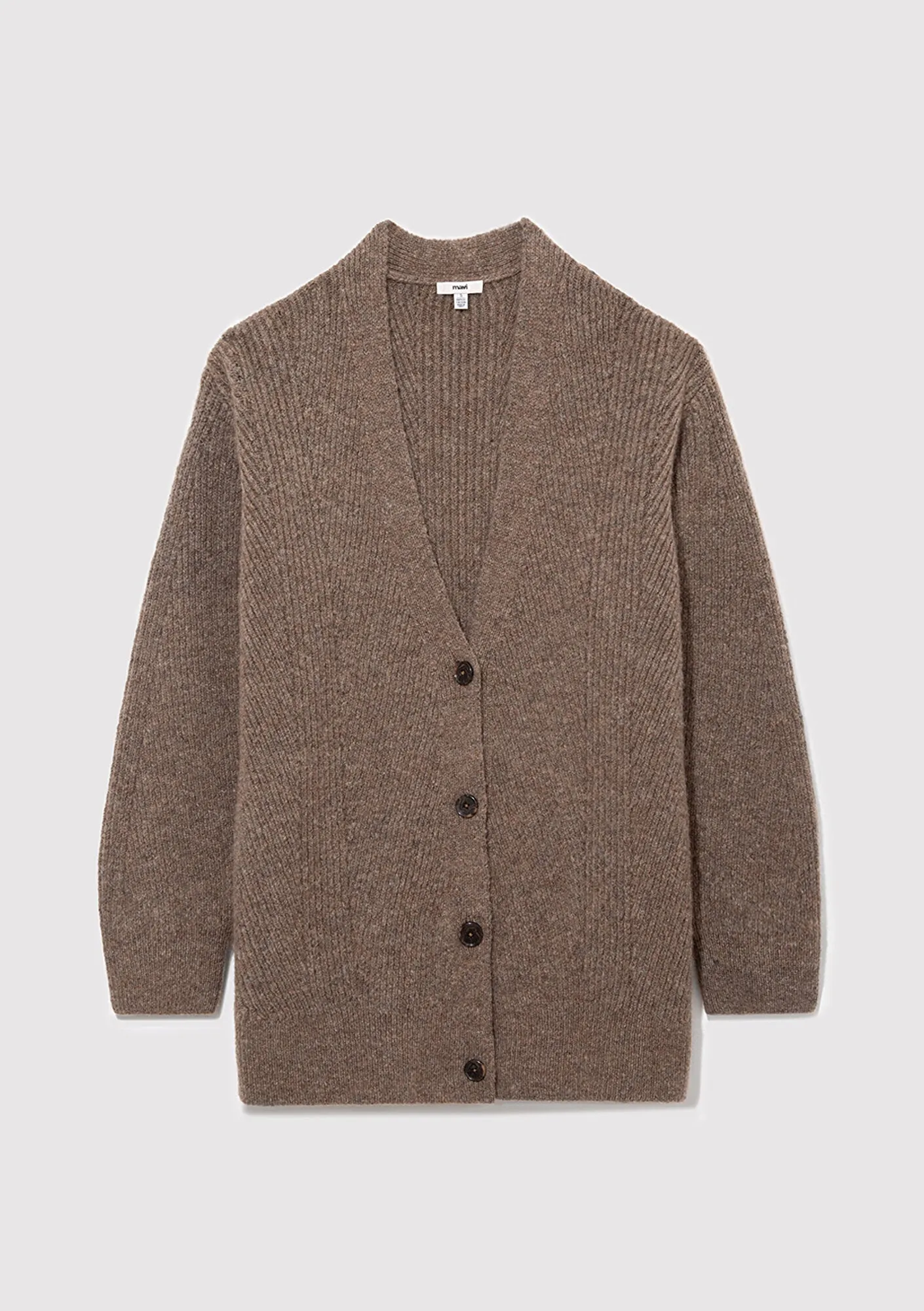 Buttoned Brown Hırka