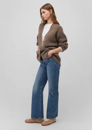 Buttoned Brown Hırka