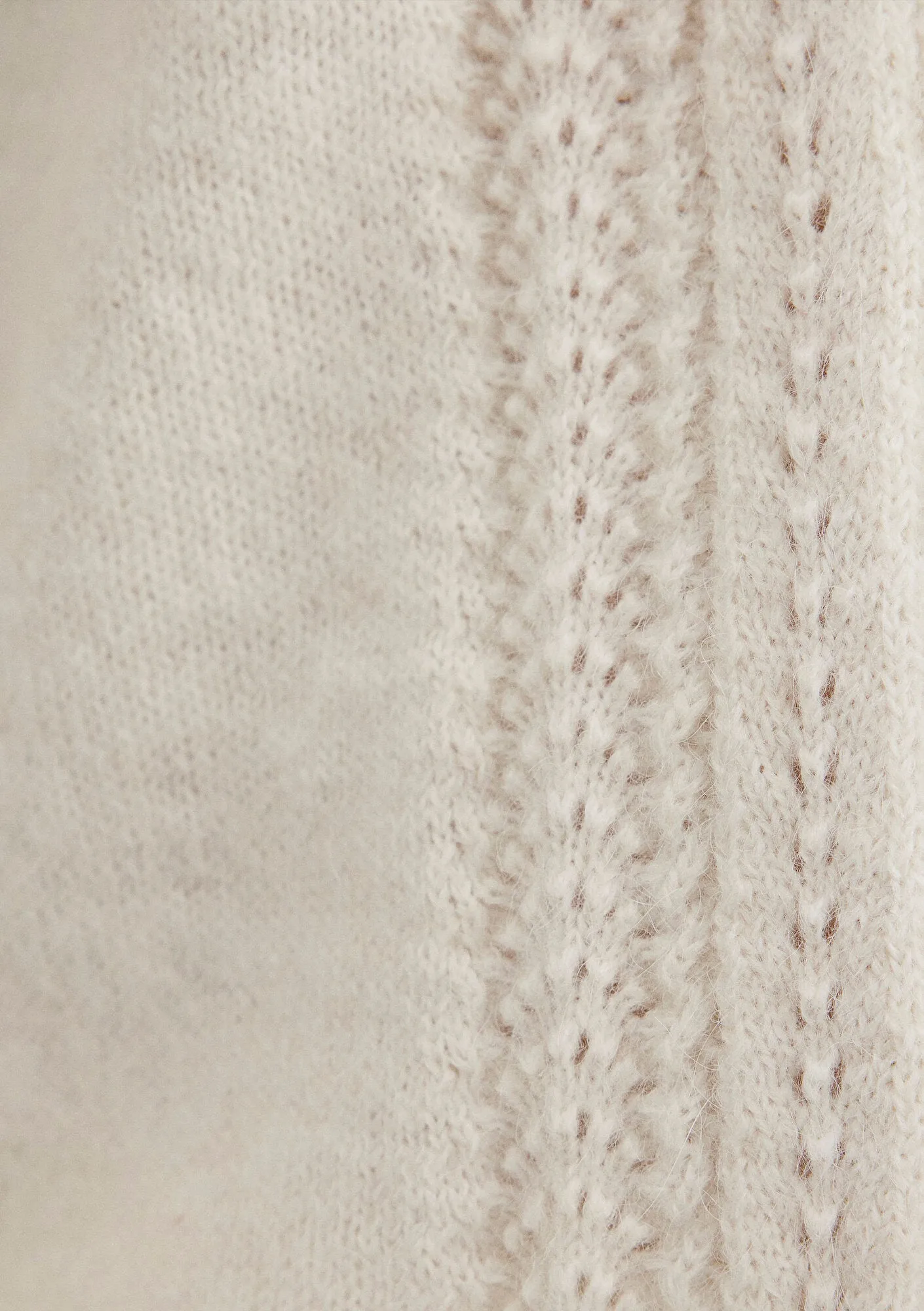 Buttoned Ecru Cardigan