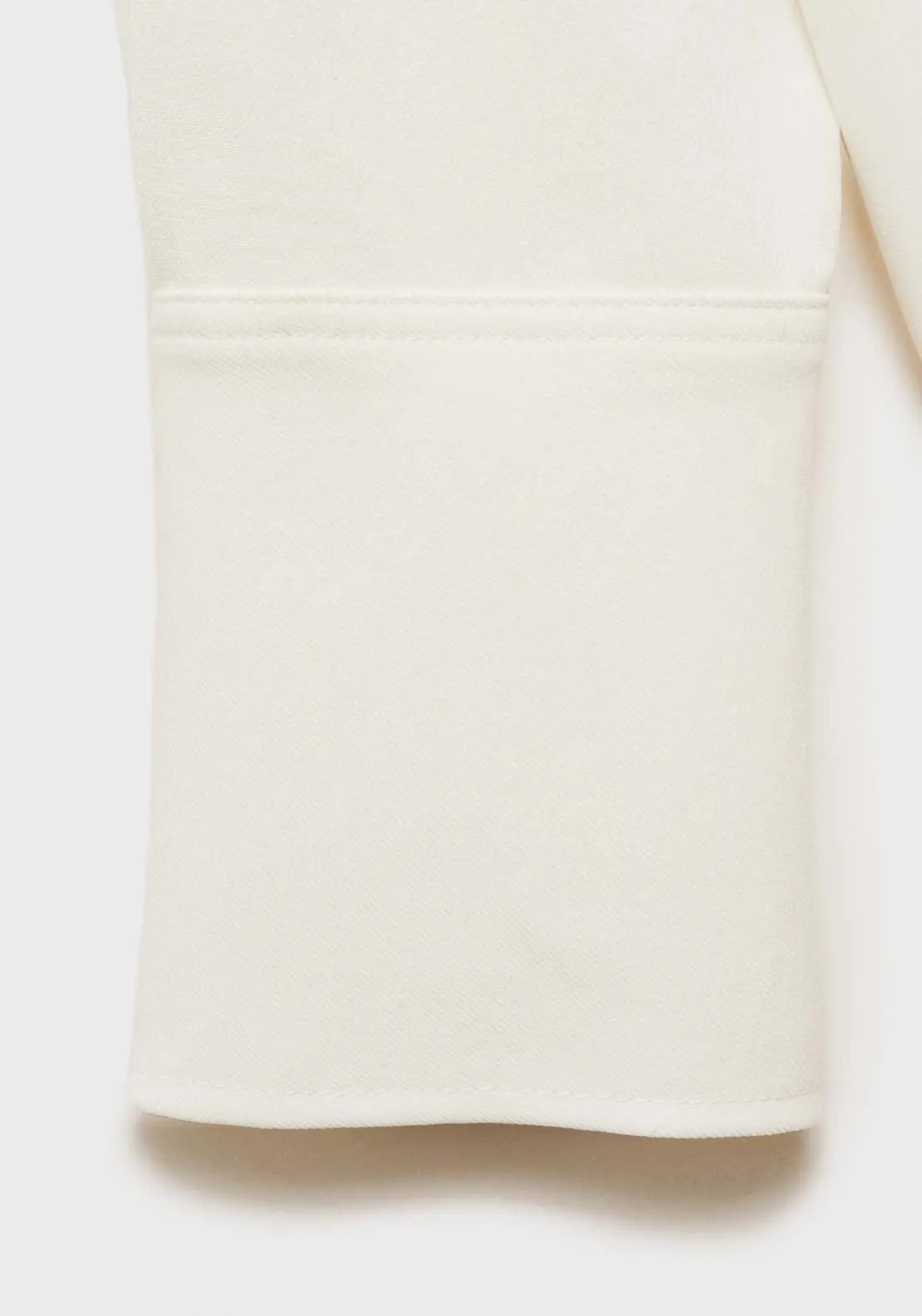 Buttoned flowy shirt - Beige