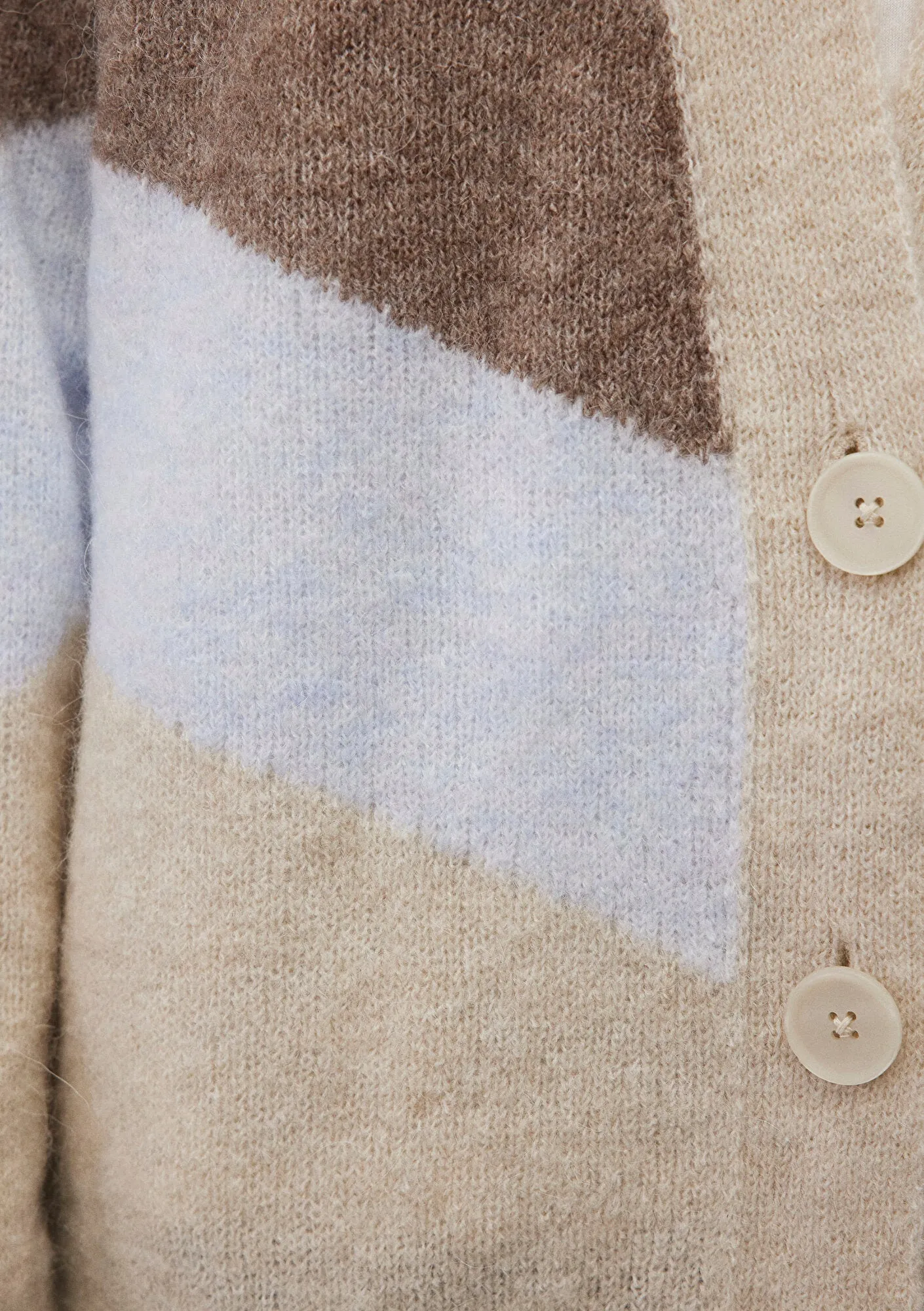 Buttoned Grey Hırka