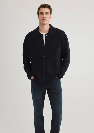 Buttoned Navy Hırka