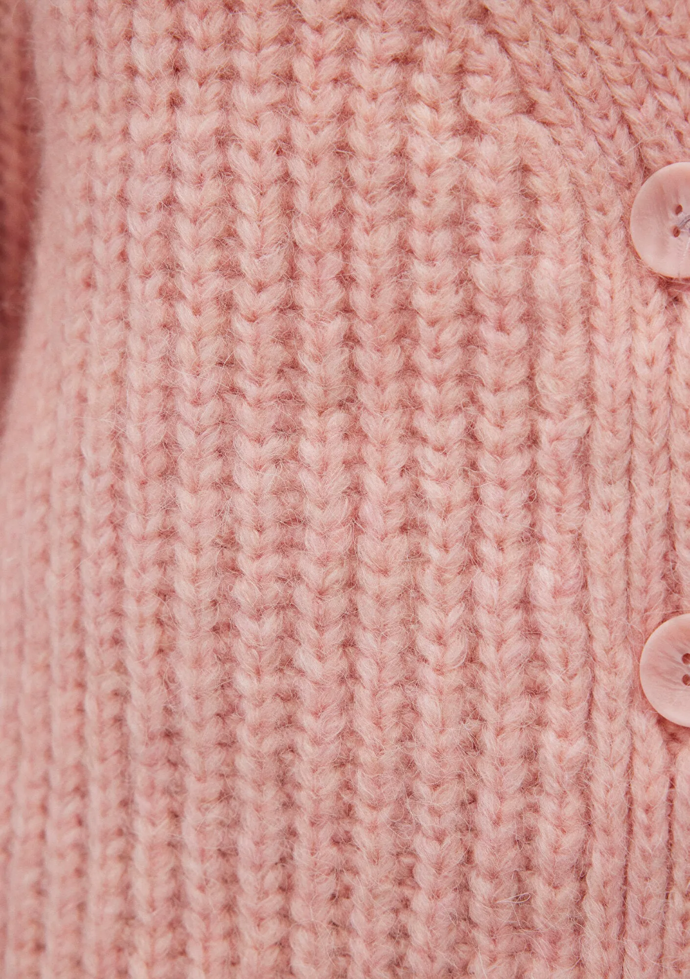 Buttoned Pink Hırka