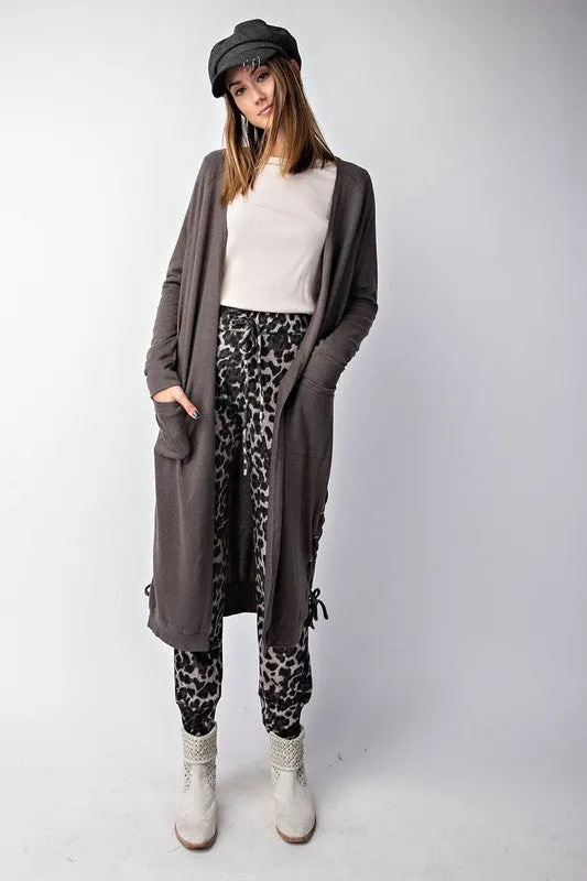 CAMILA LACE SIDE CARDI ASH*