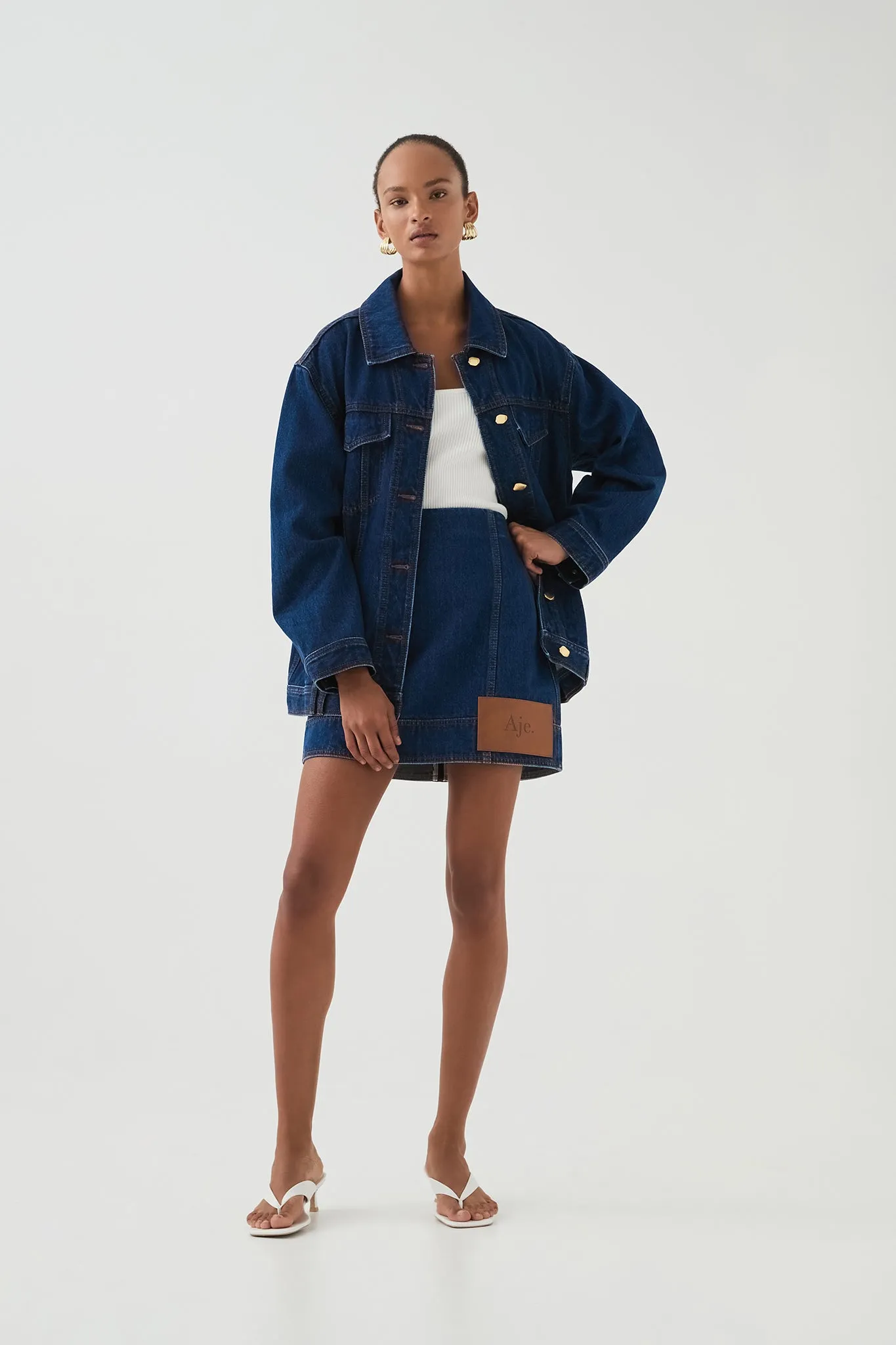 Carmen Denim Mini Skirt