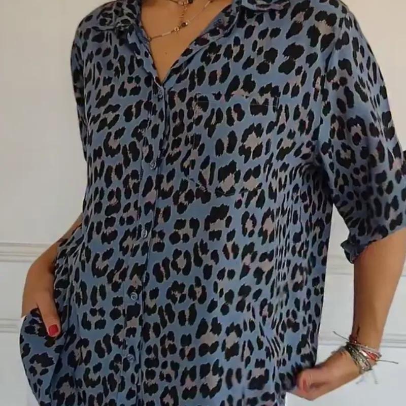 Carmila | Stylish Leopard Print Blouse