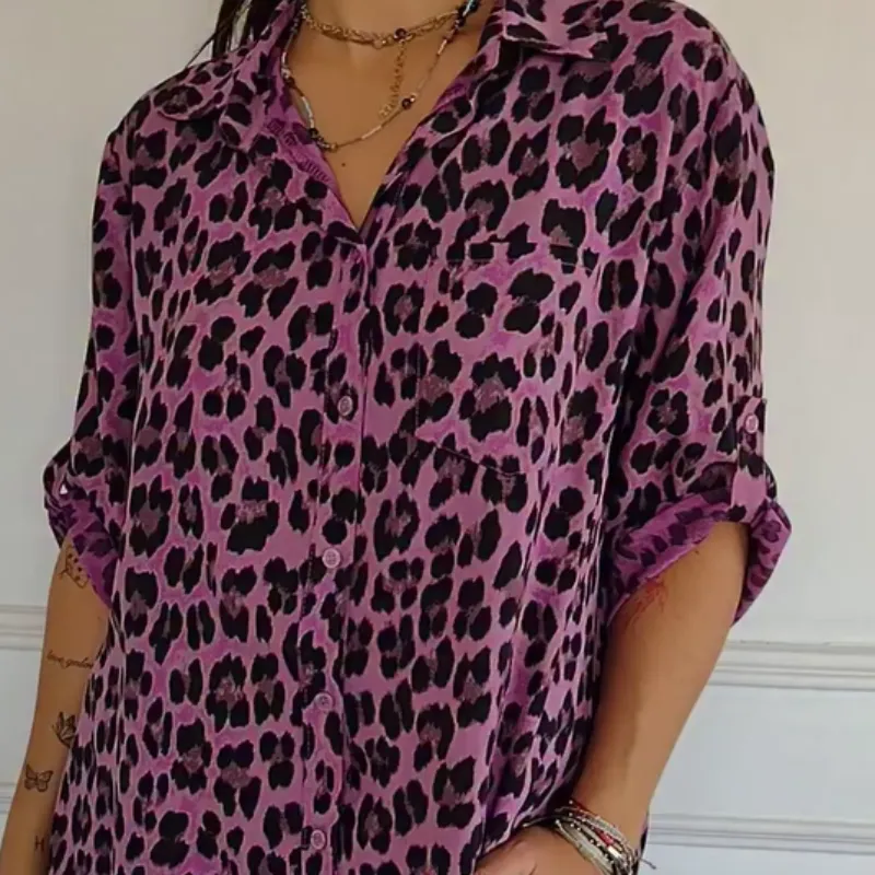 Carmila | Stylish Leopard Print Blouse