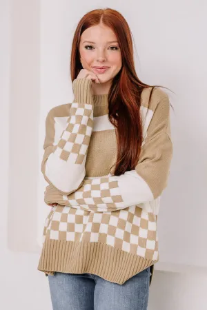 Checkmate Combo Knit Sweater