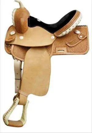 Circle S Junior Barrel Saddle Light Tan