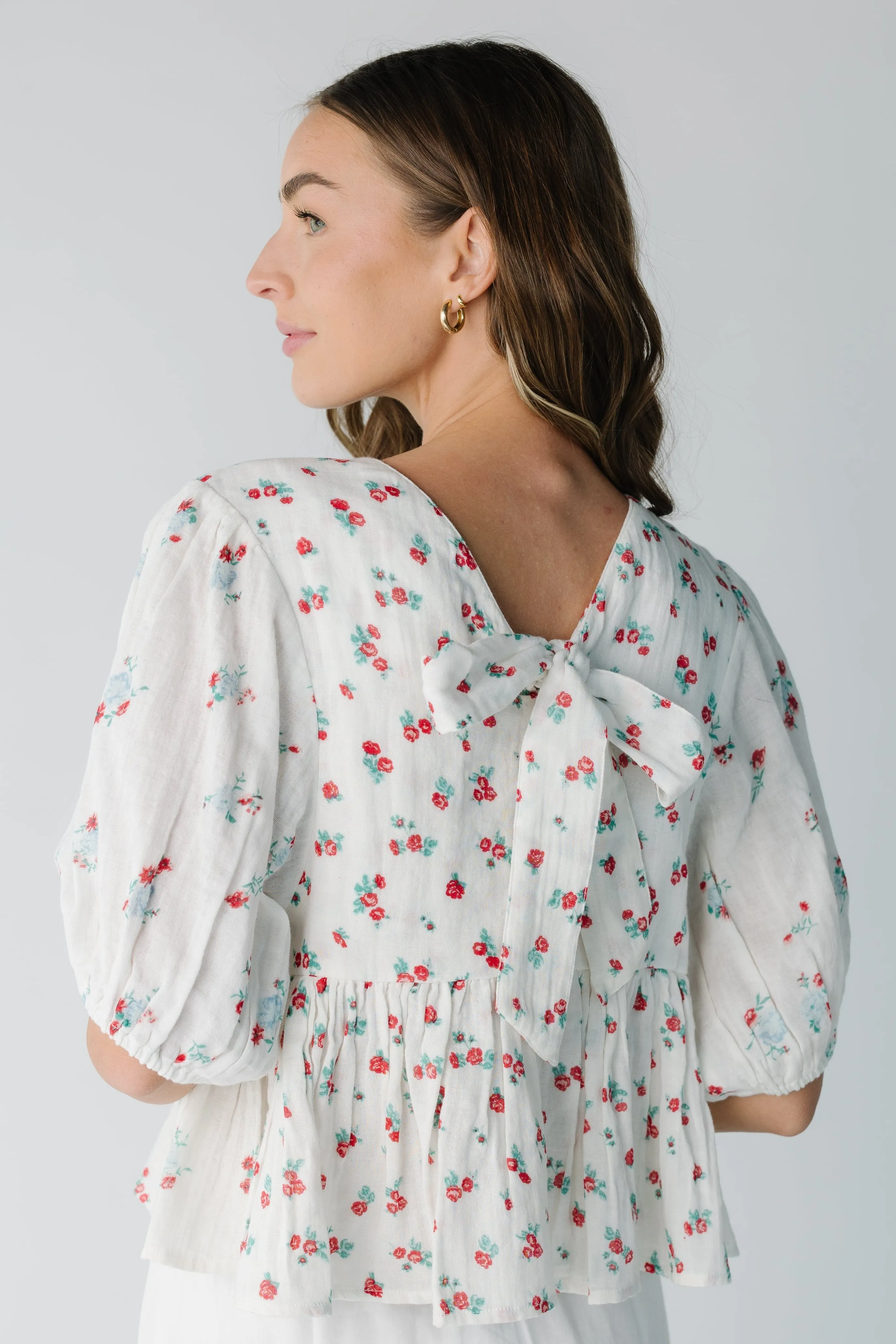 Citrus Venice Tie Top