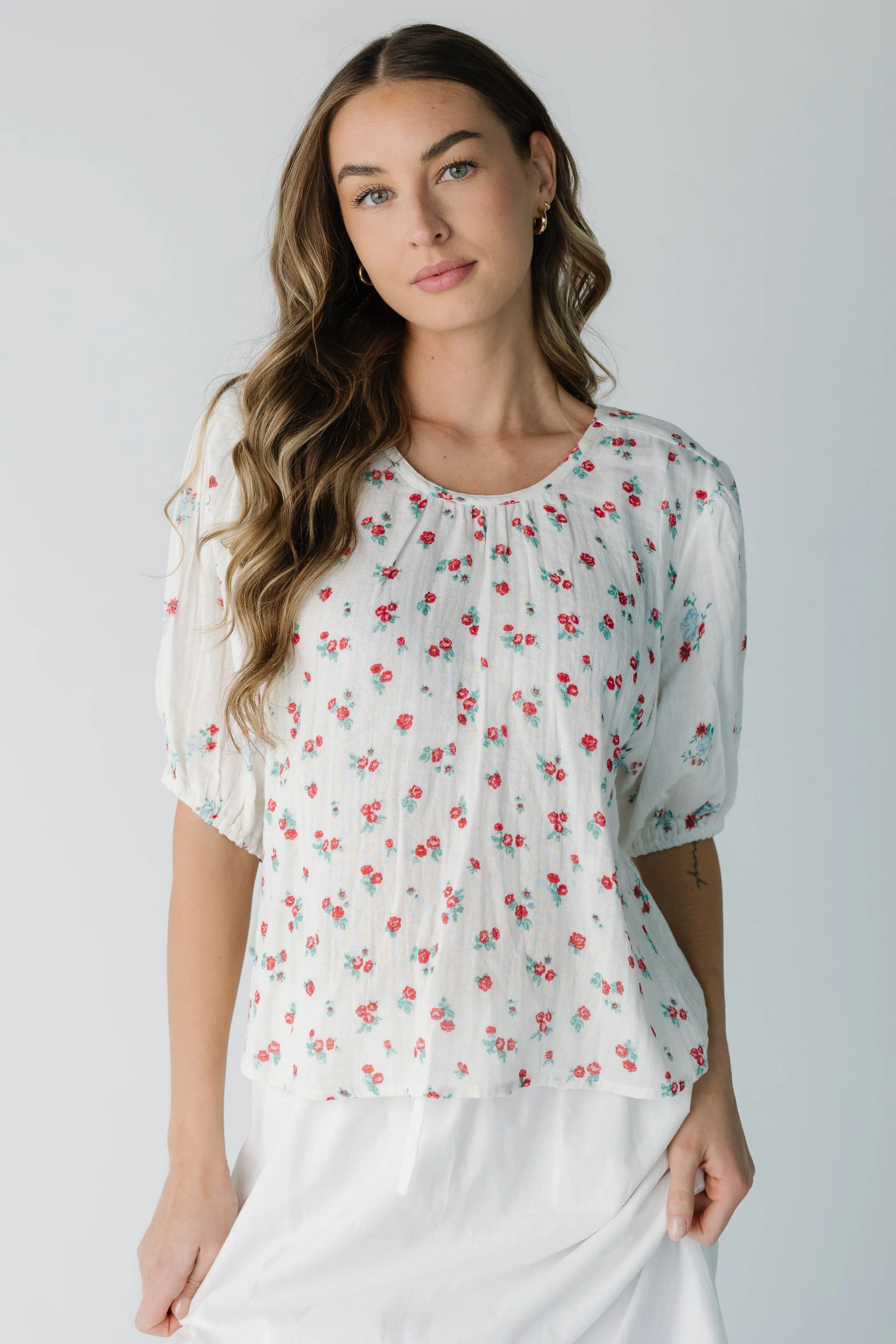 Citrus Venice Tie Top