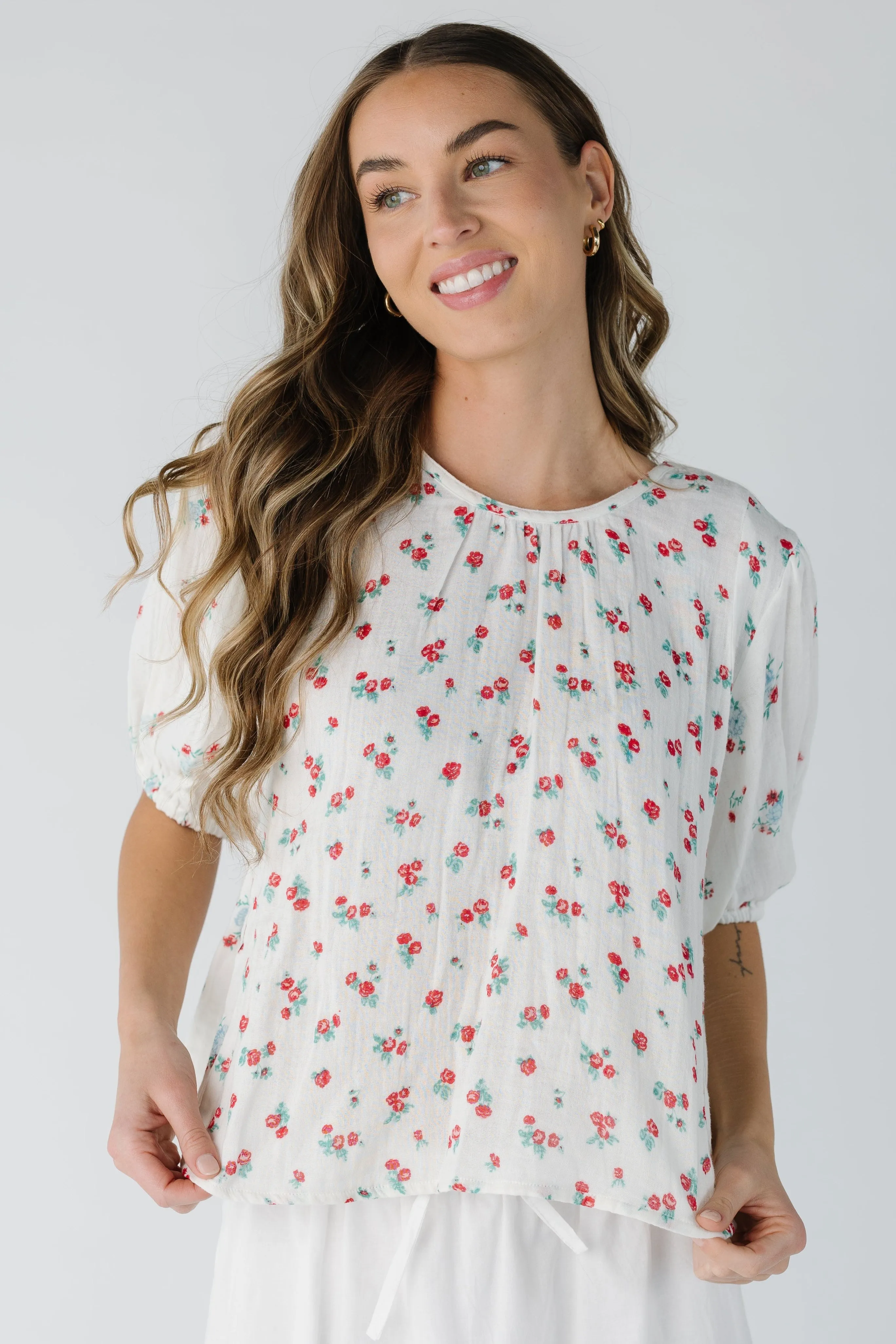 Citrus Venice Tie Top