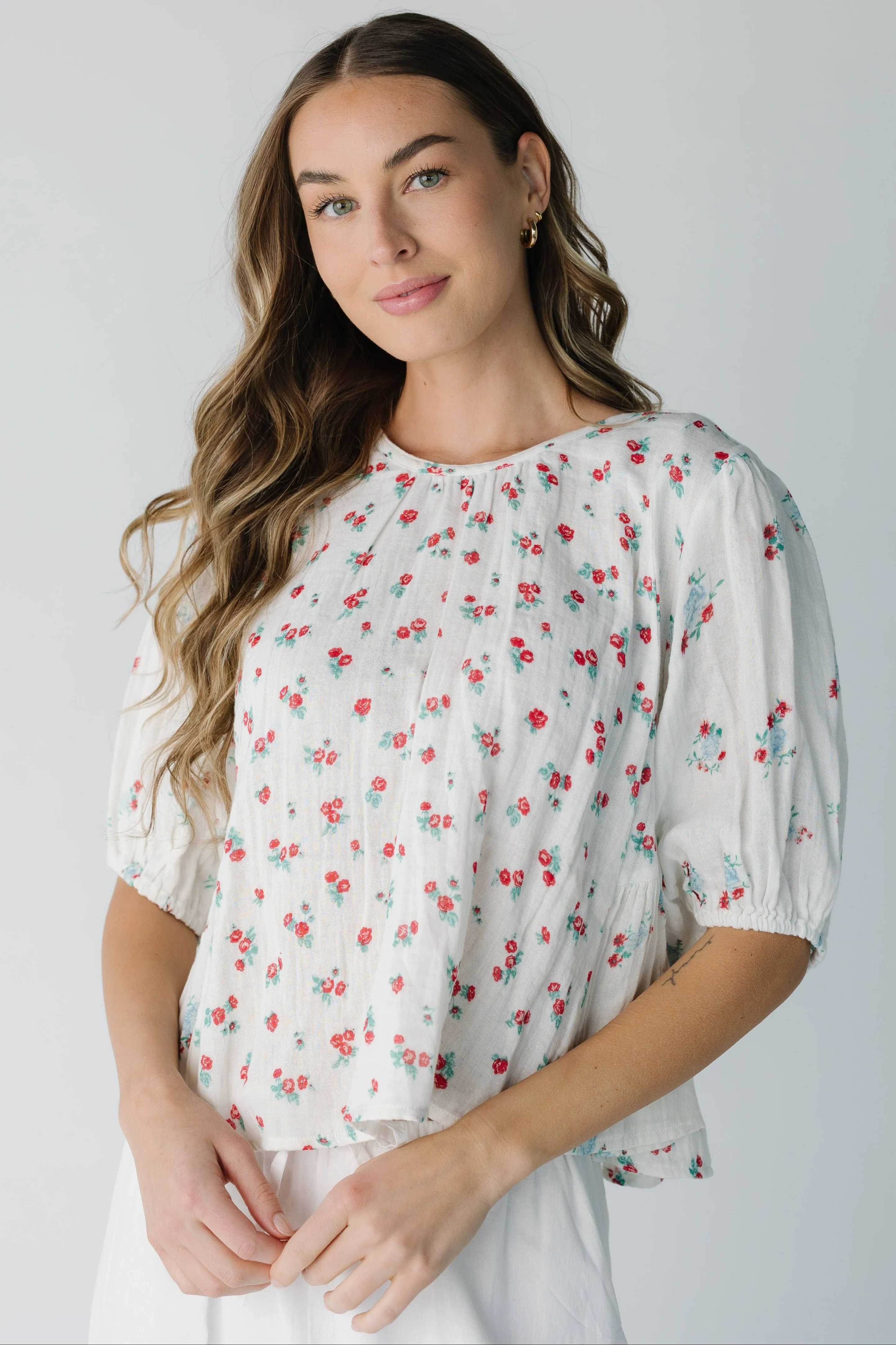 Citrus Venice Tie Top