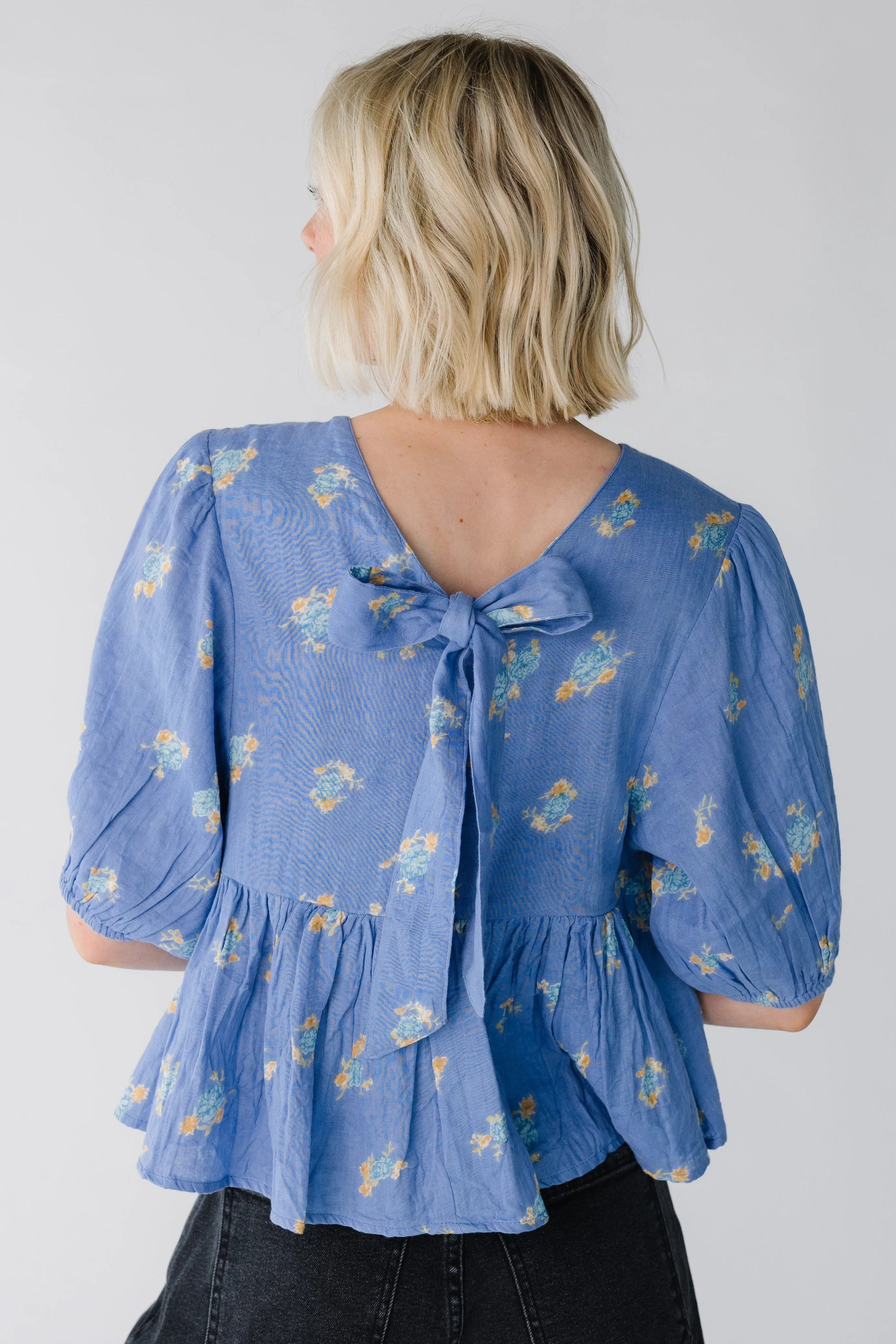 Citrus Venice Tie Top