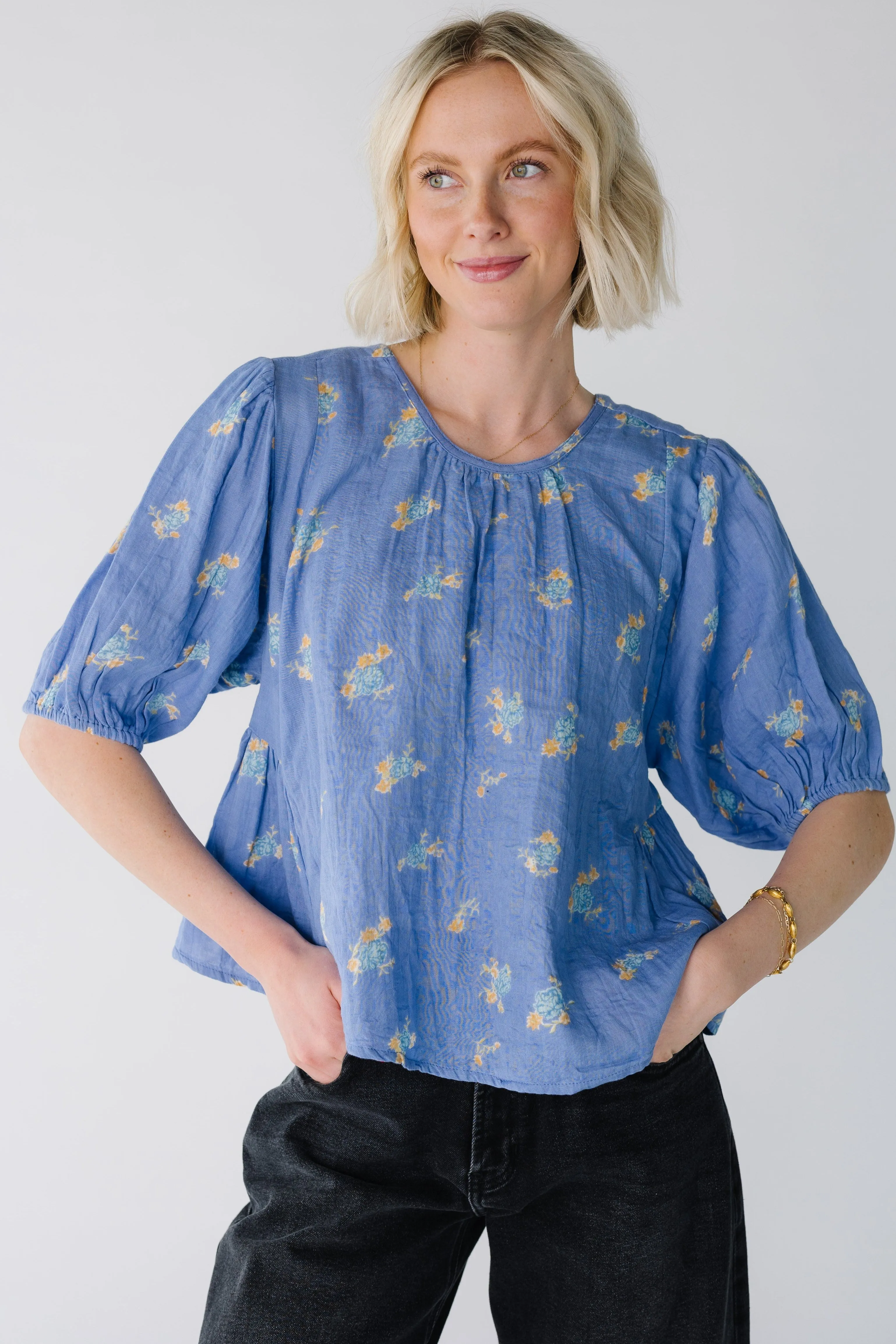 Citrus Venice Tie Top
