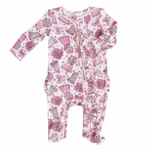 CL Ruffle Zipper Footie | Cheer Squad