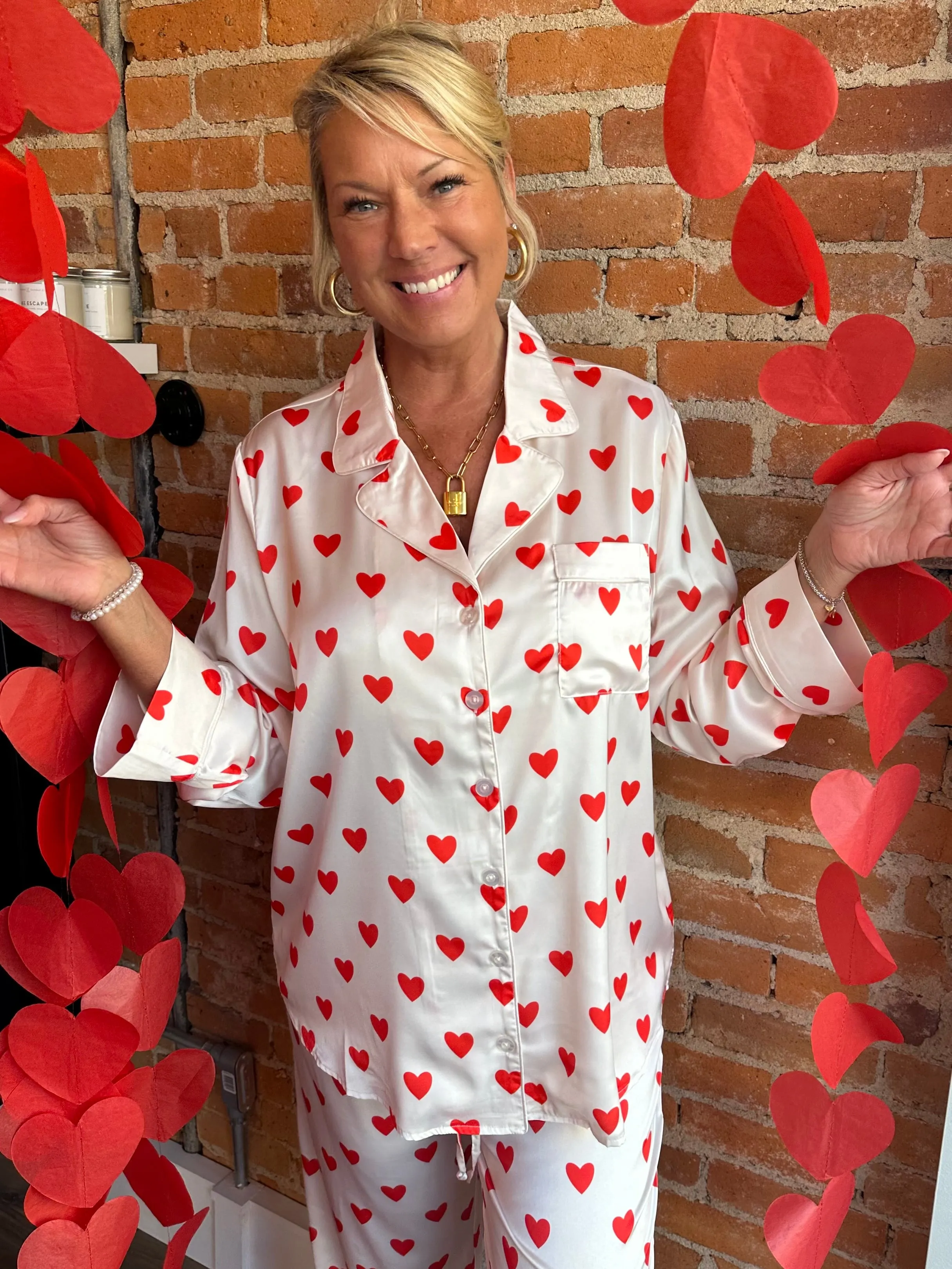 Classic PJ Set Queen of Hearts