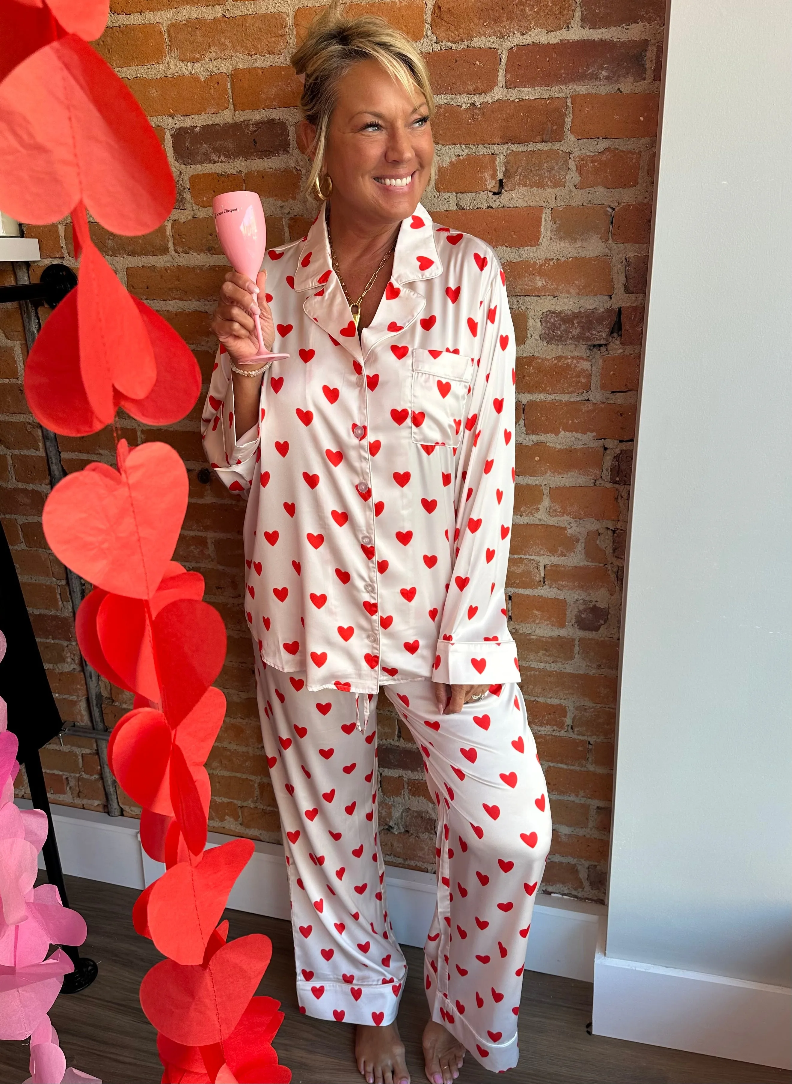Classic PJ Set Queen of Hearts