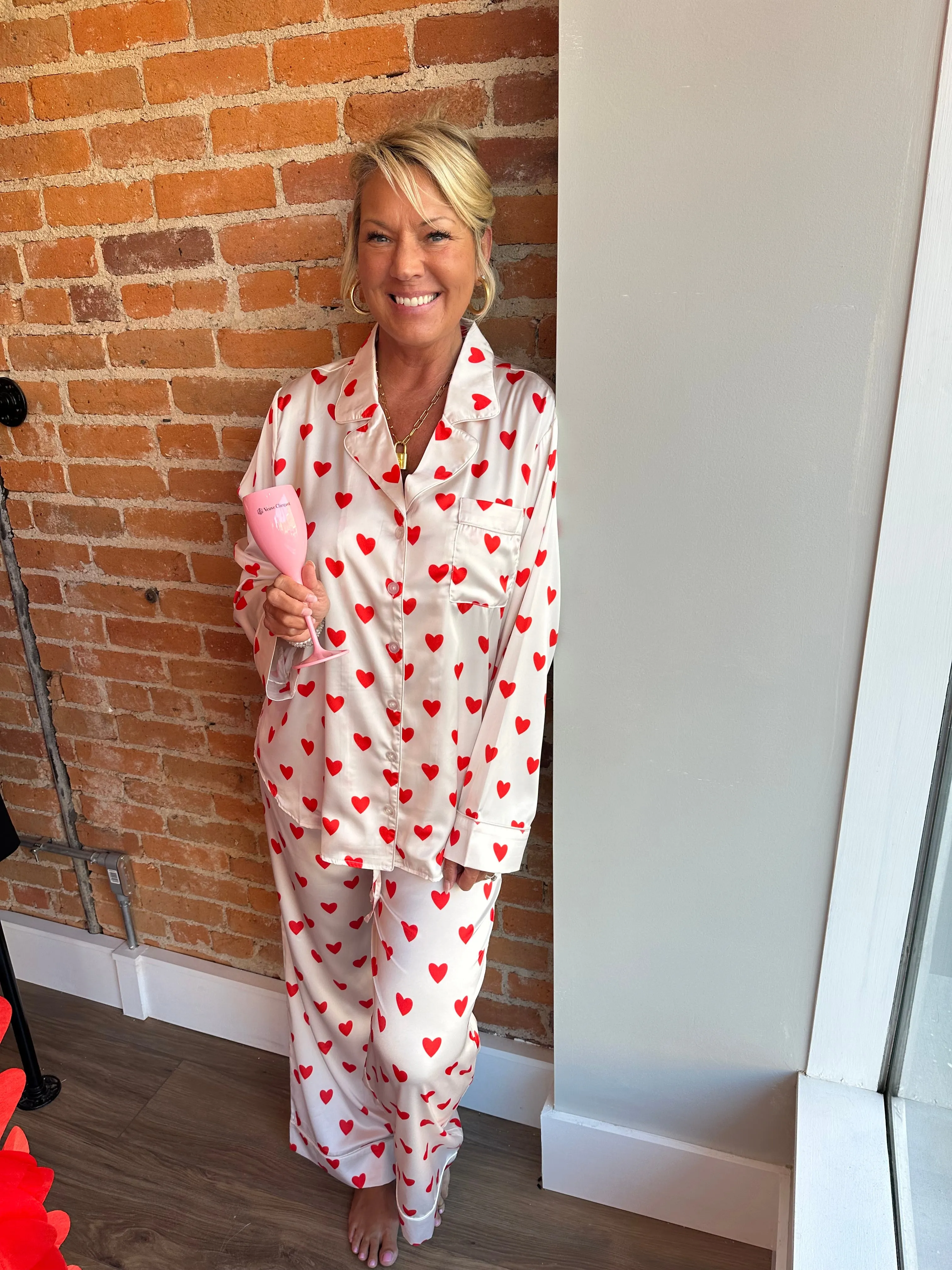 Classic PJ Set Queen of Hearts
