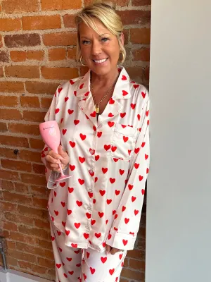 Classic PJ Set Queen of Hearts