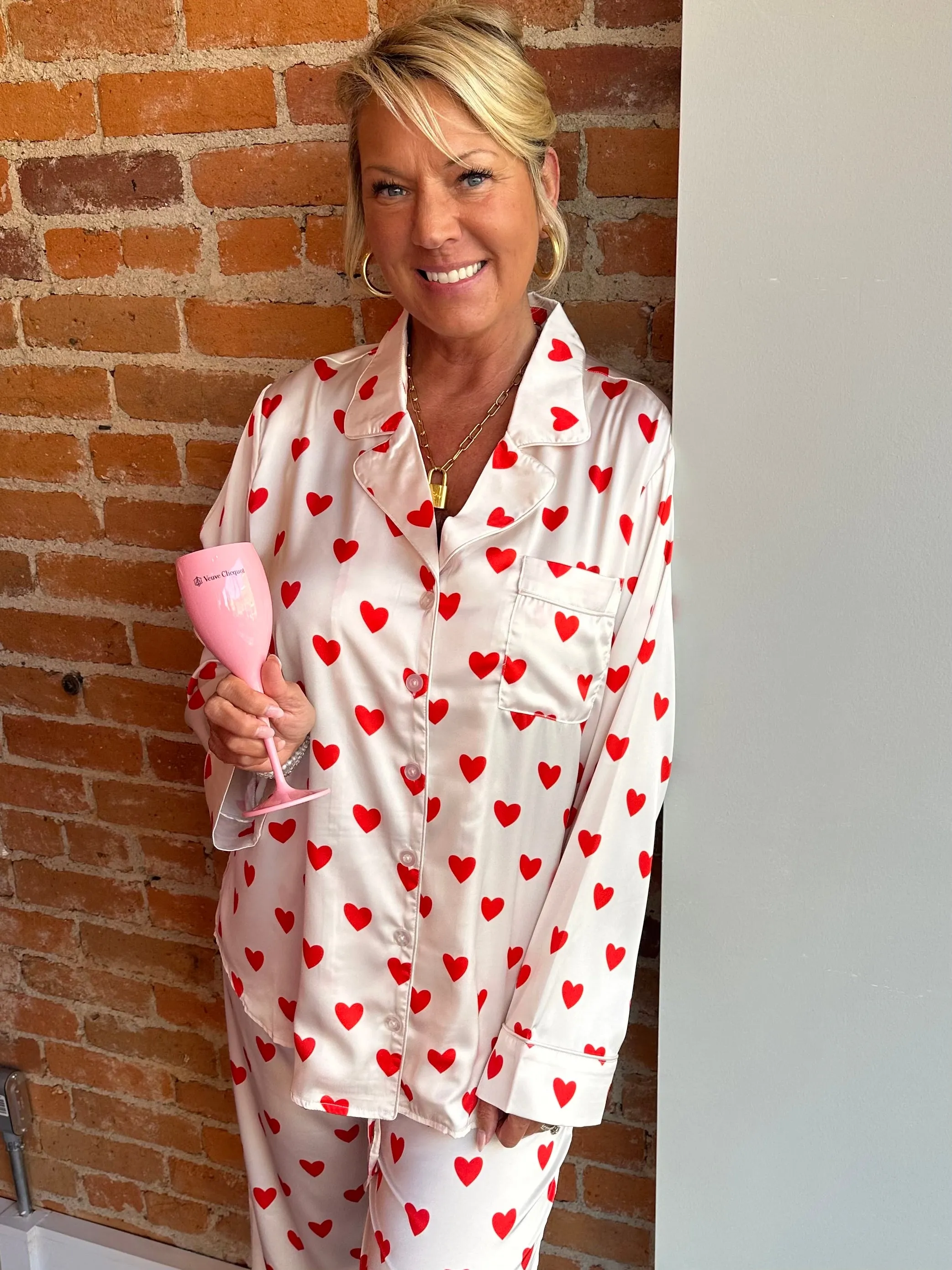 Classic PJ Set Queen of Hearts