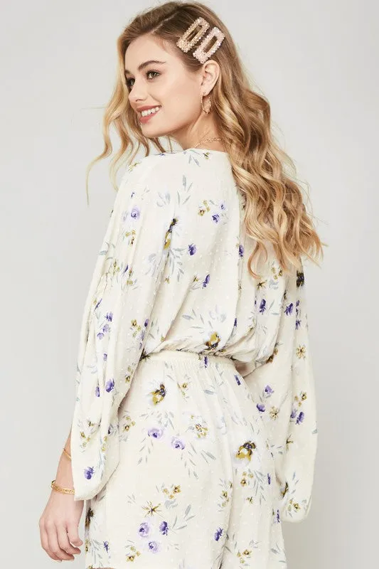 CLEO FLORAL ROMPER