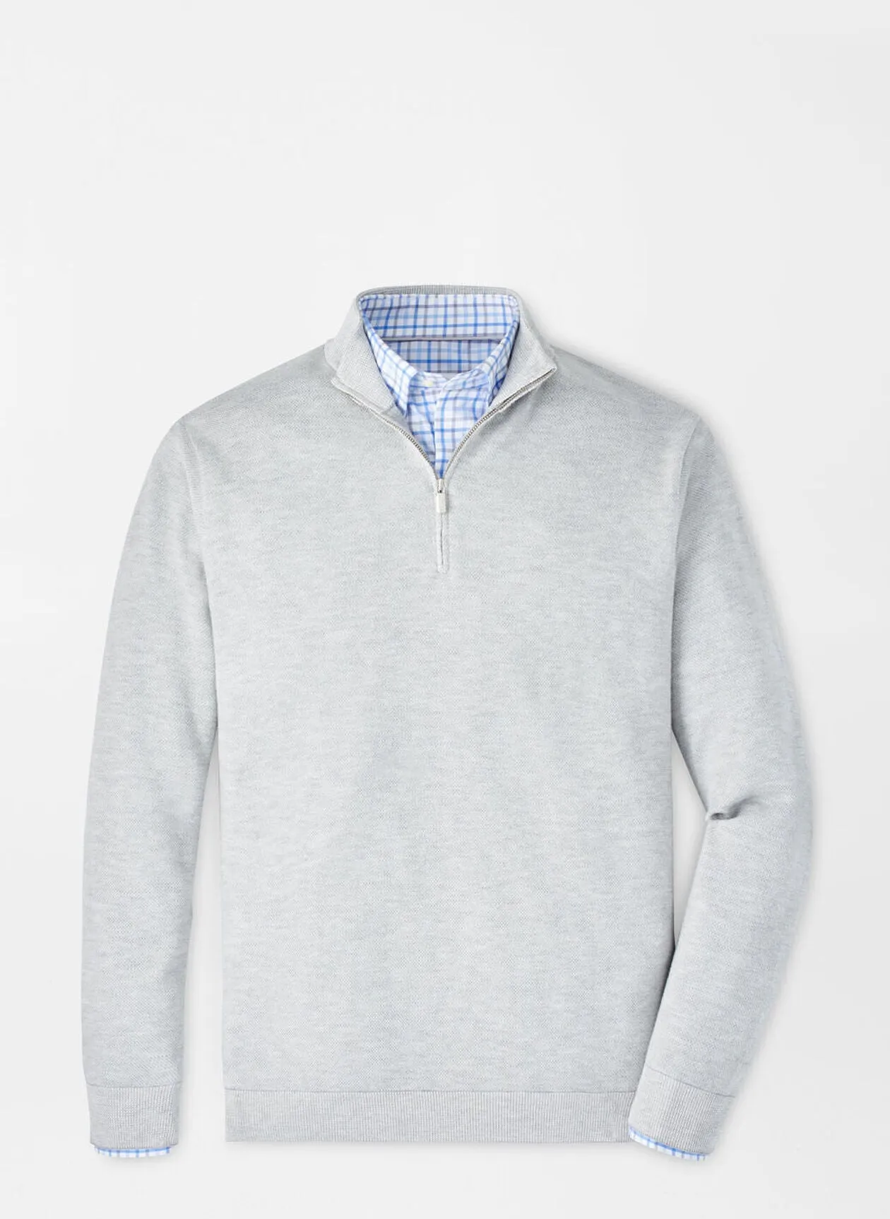 Coolspun Birdseye Quarter-Zip Sweater
