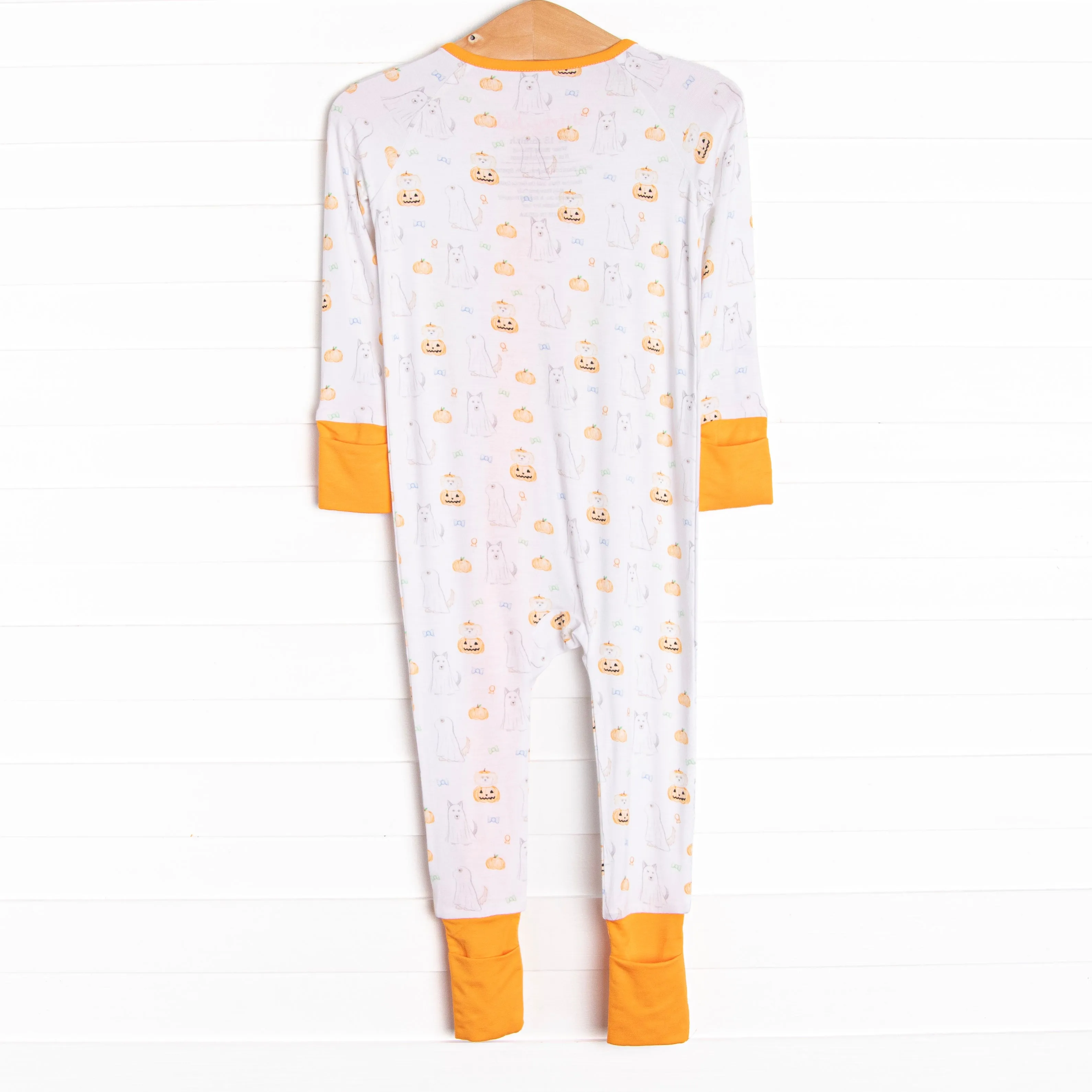 Costume Contest Bamboo Zippy Pajama, Orange
