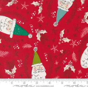 Cozy Wonderland by Moda Fabrics JOLLY ST. NICK/BERRY