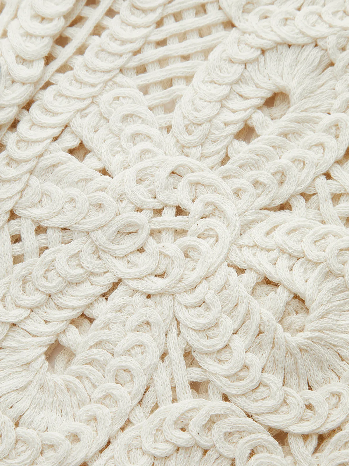 Crochet Buttoned Vest
