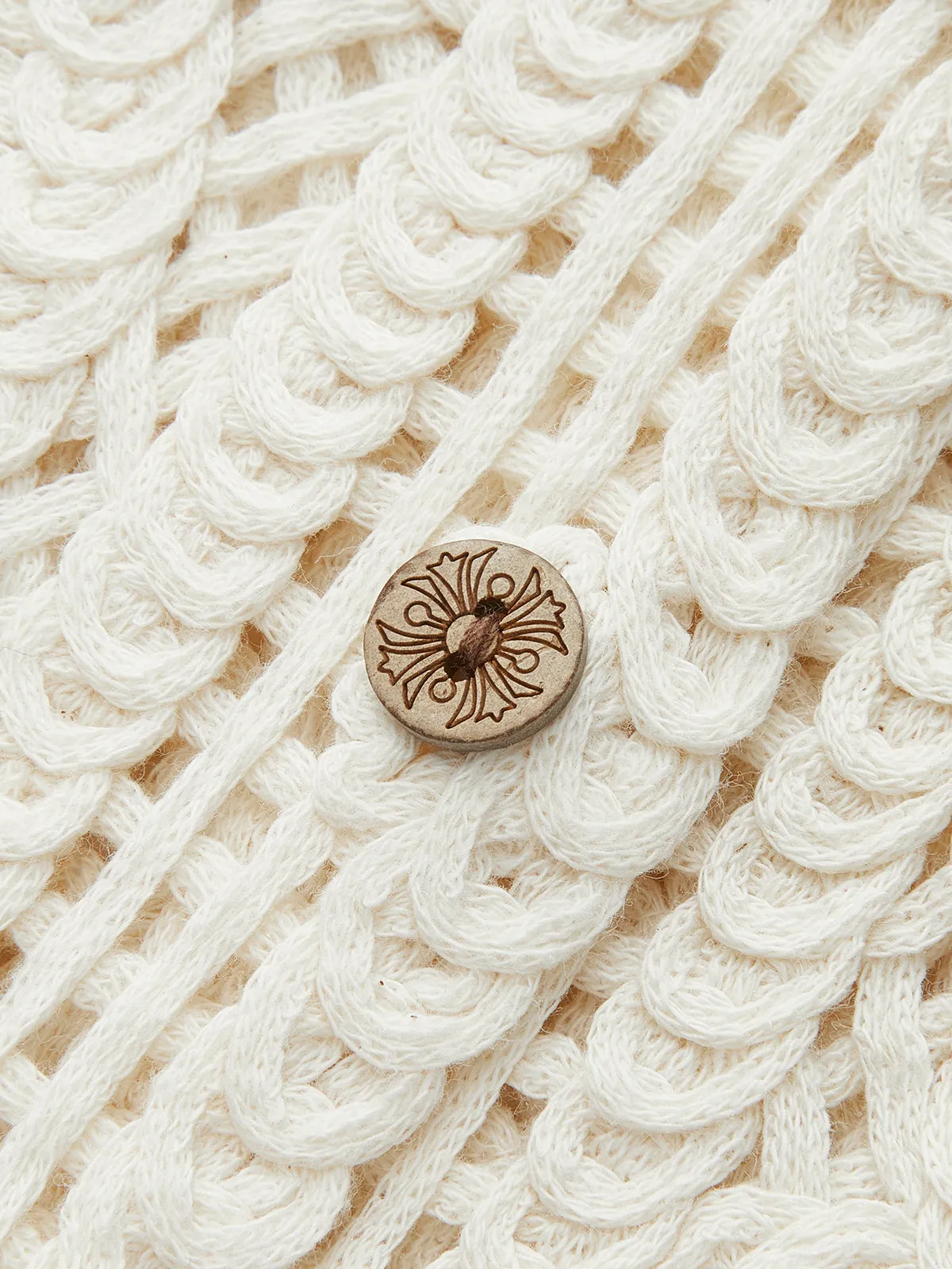 Crochet Buttoned Vest