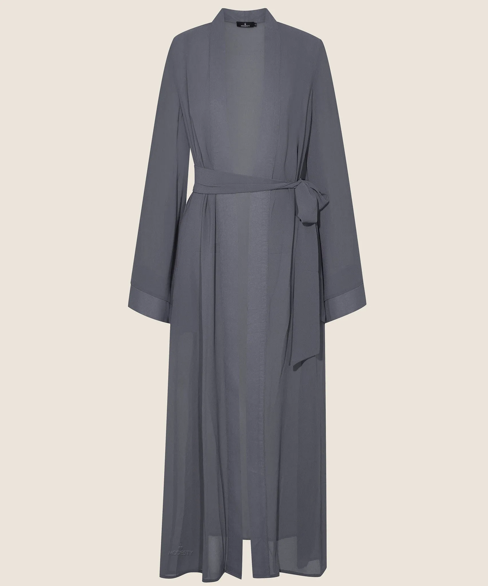 Dark Stone Bell Sleeve Kimono