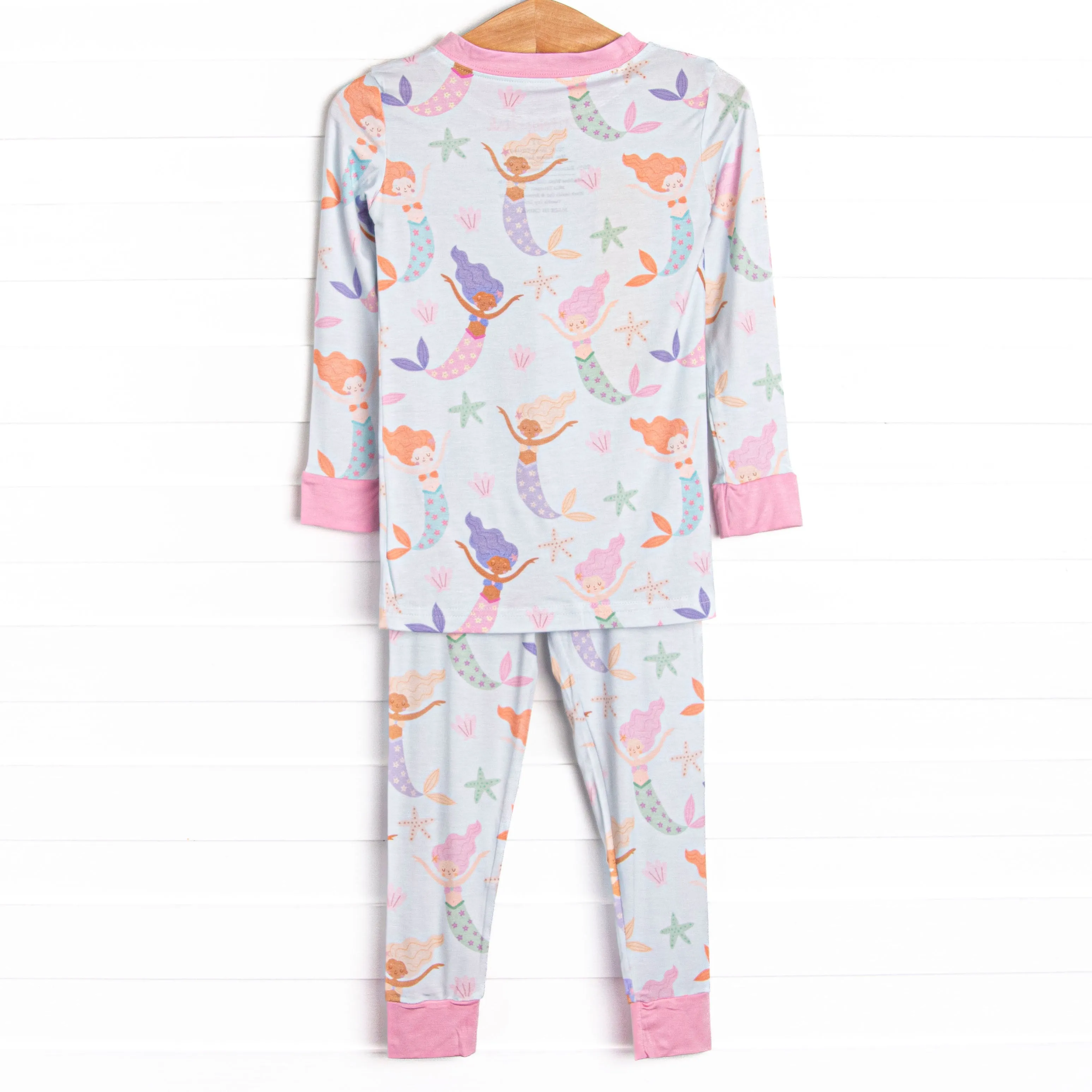Deep Sea Sleep Bamboo Pajama Set, Blue