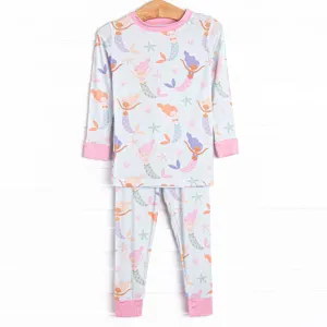 Deep Sea Sleep Bamboo Pajama Set, Blue