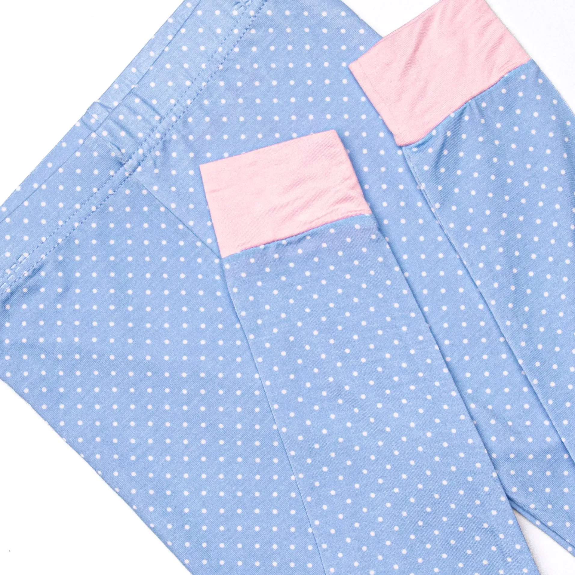 Dottie Bamboo Pajama Set, Blue