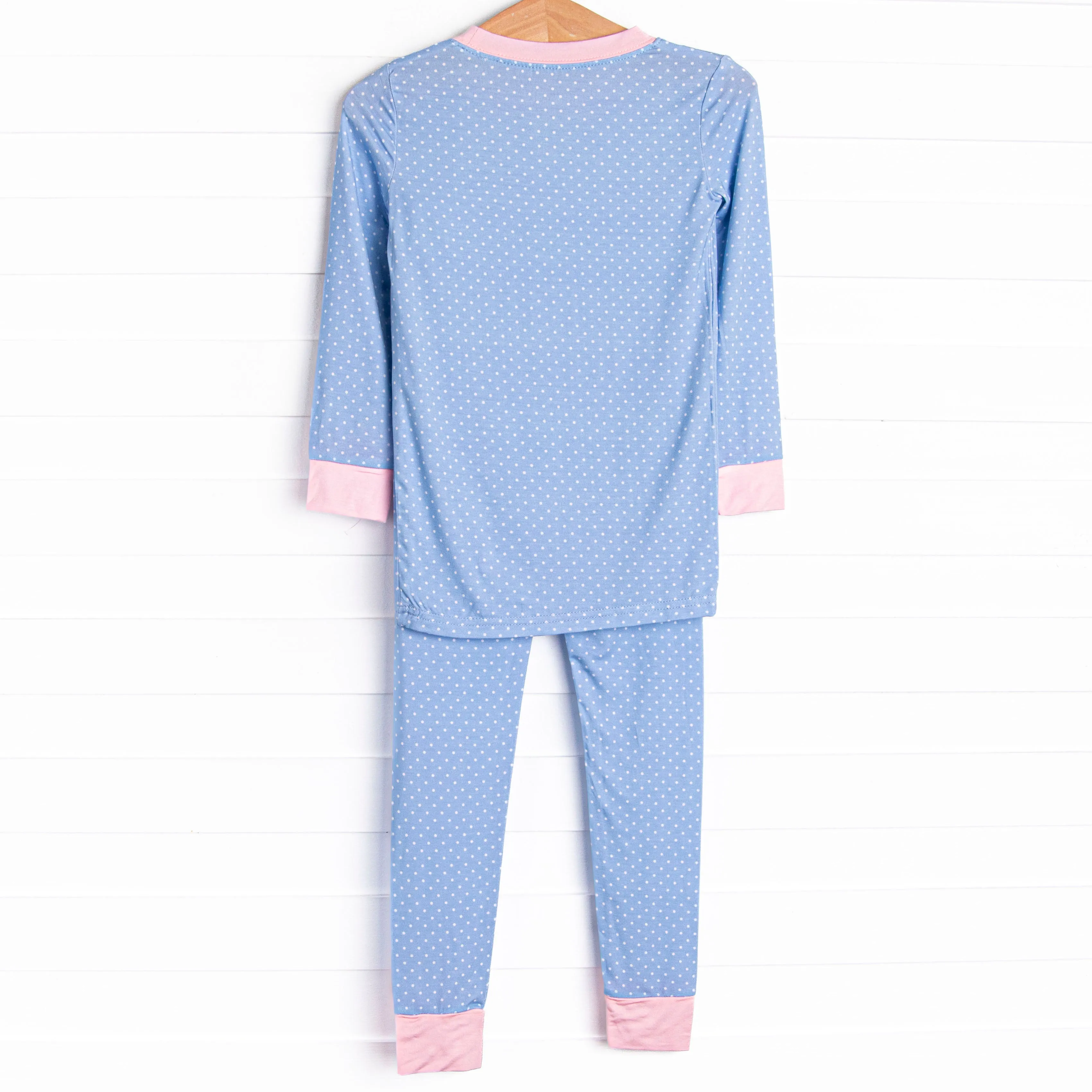 Dottie Bamboo Pajama Set, Blue