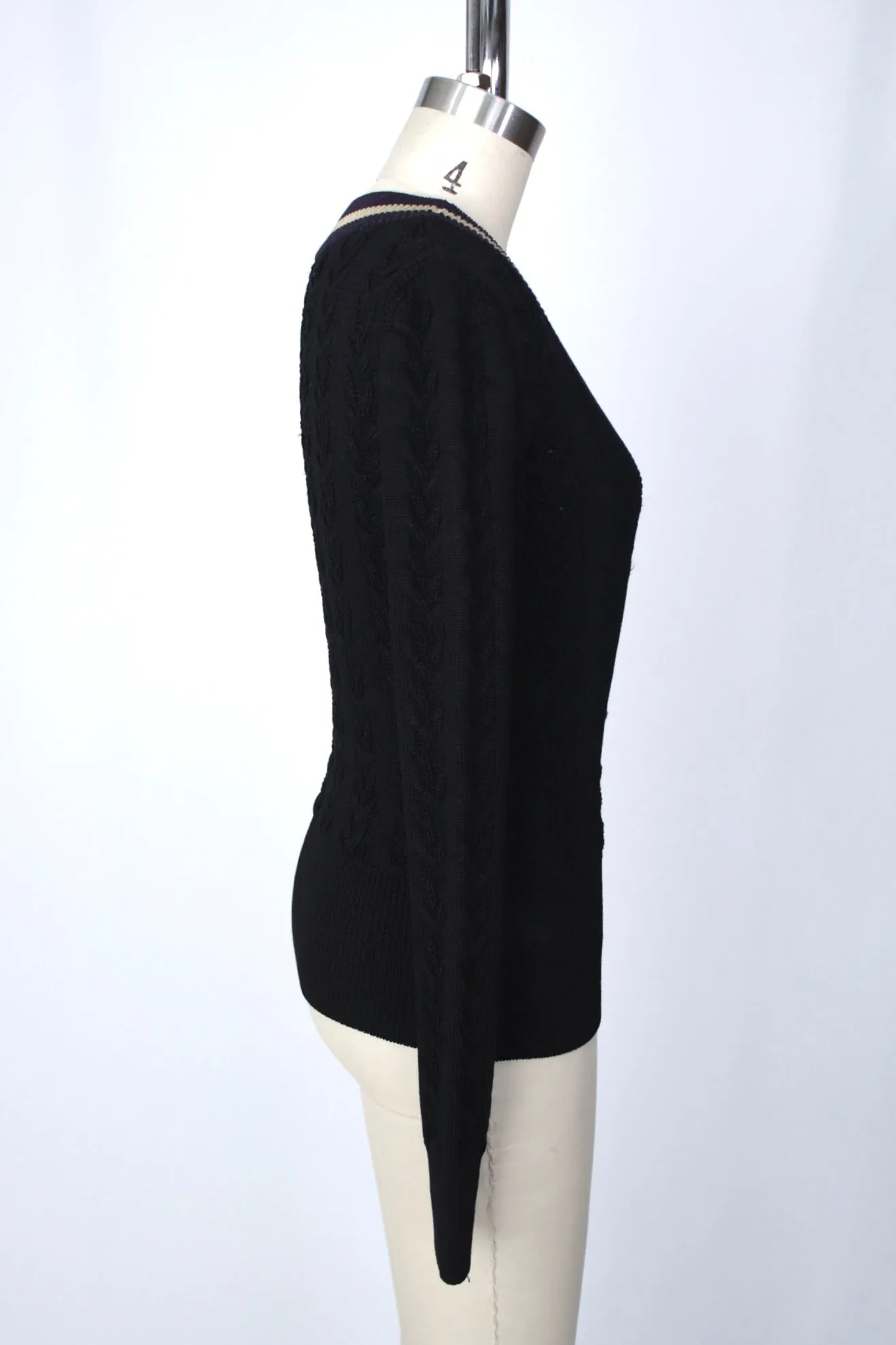 Dries Van Noten Varsity Cable Knit Sweater