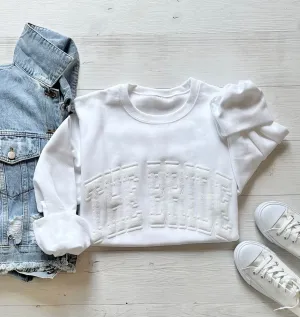 Embossed "The Bride" Sweatshirt