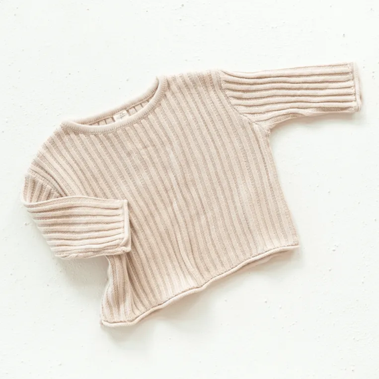 Essential Knit Sweater - Biscuit