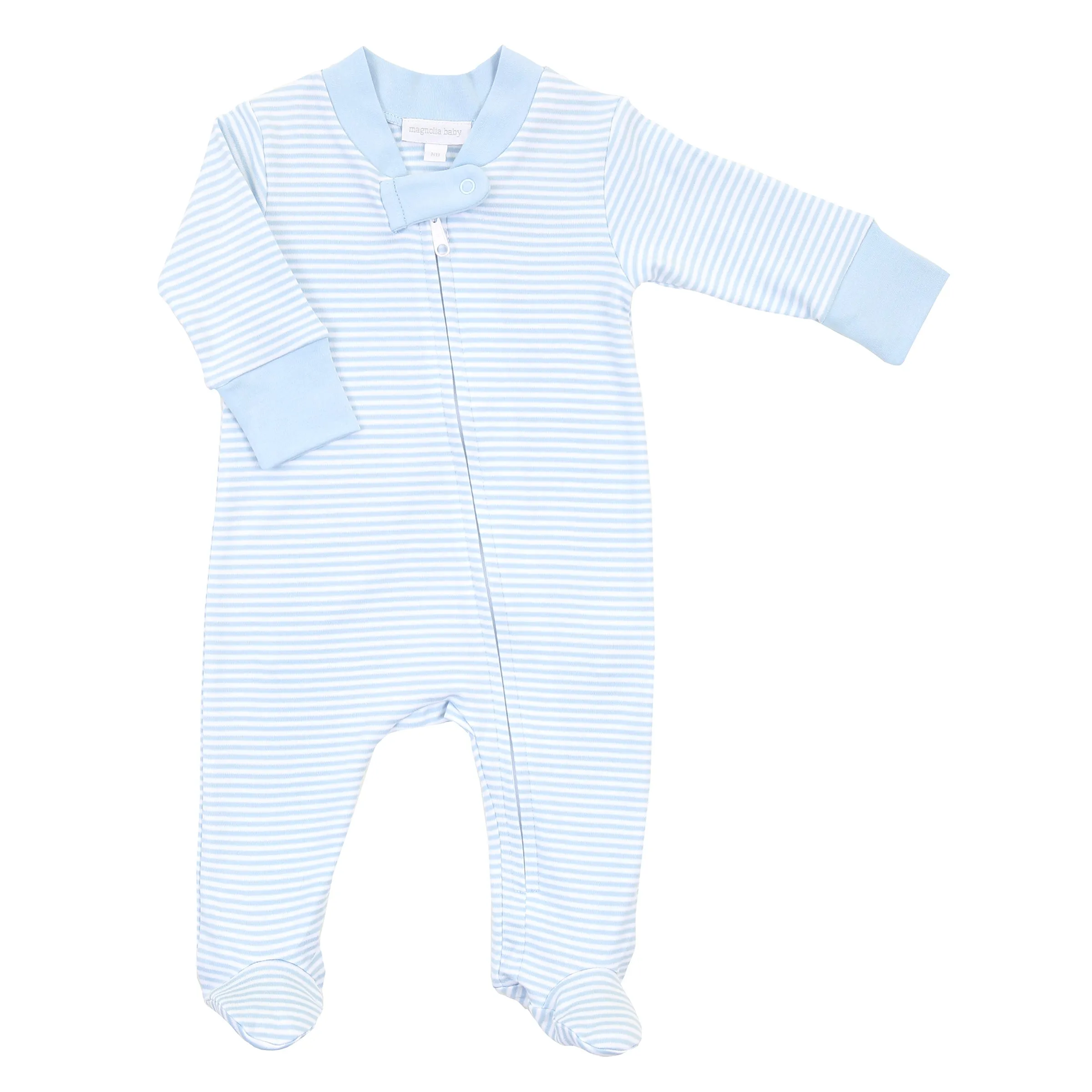 Essentials Striped Zipped Footie