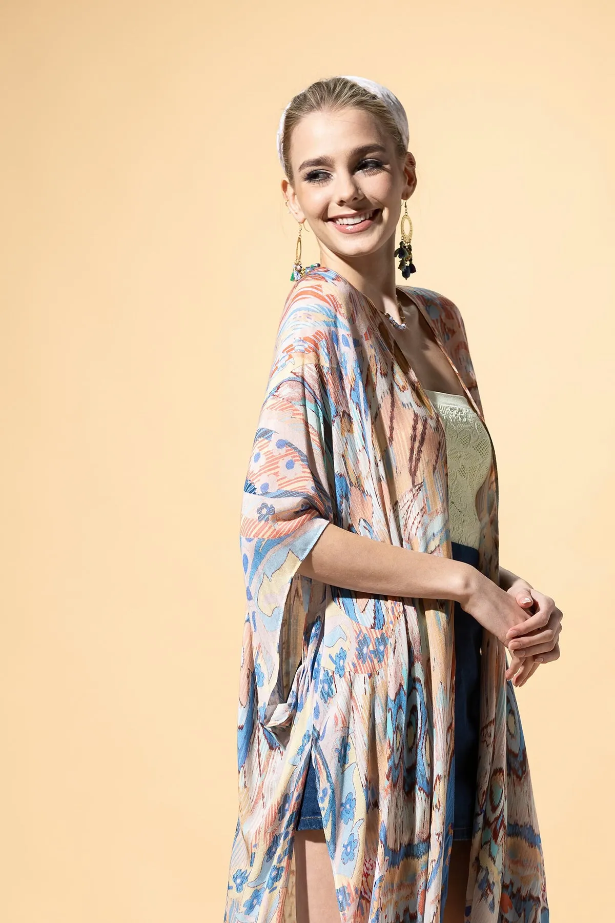 Ethereal Butterfly Boho Kimono