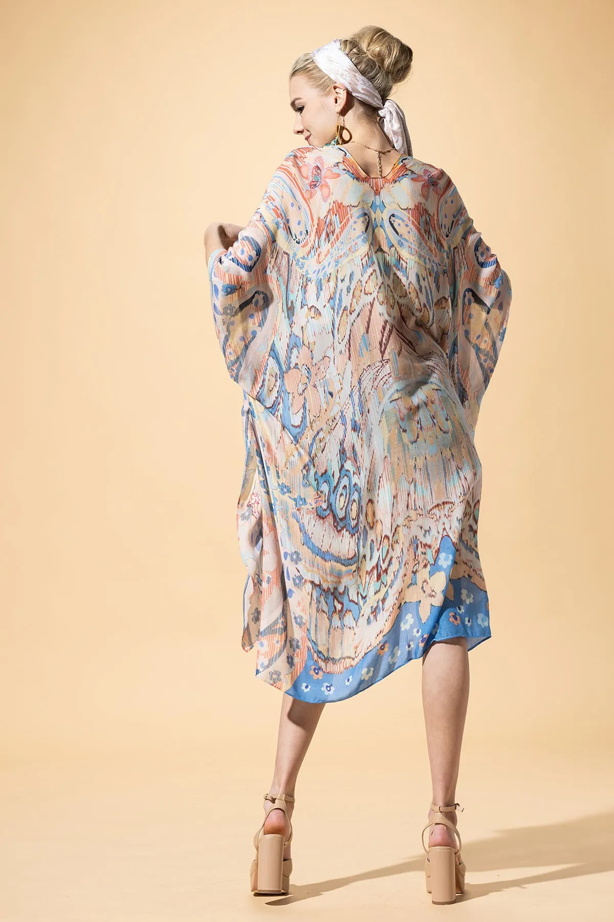 Ethereal Butterfly Boho Kimono