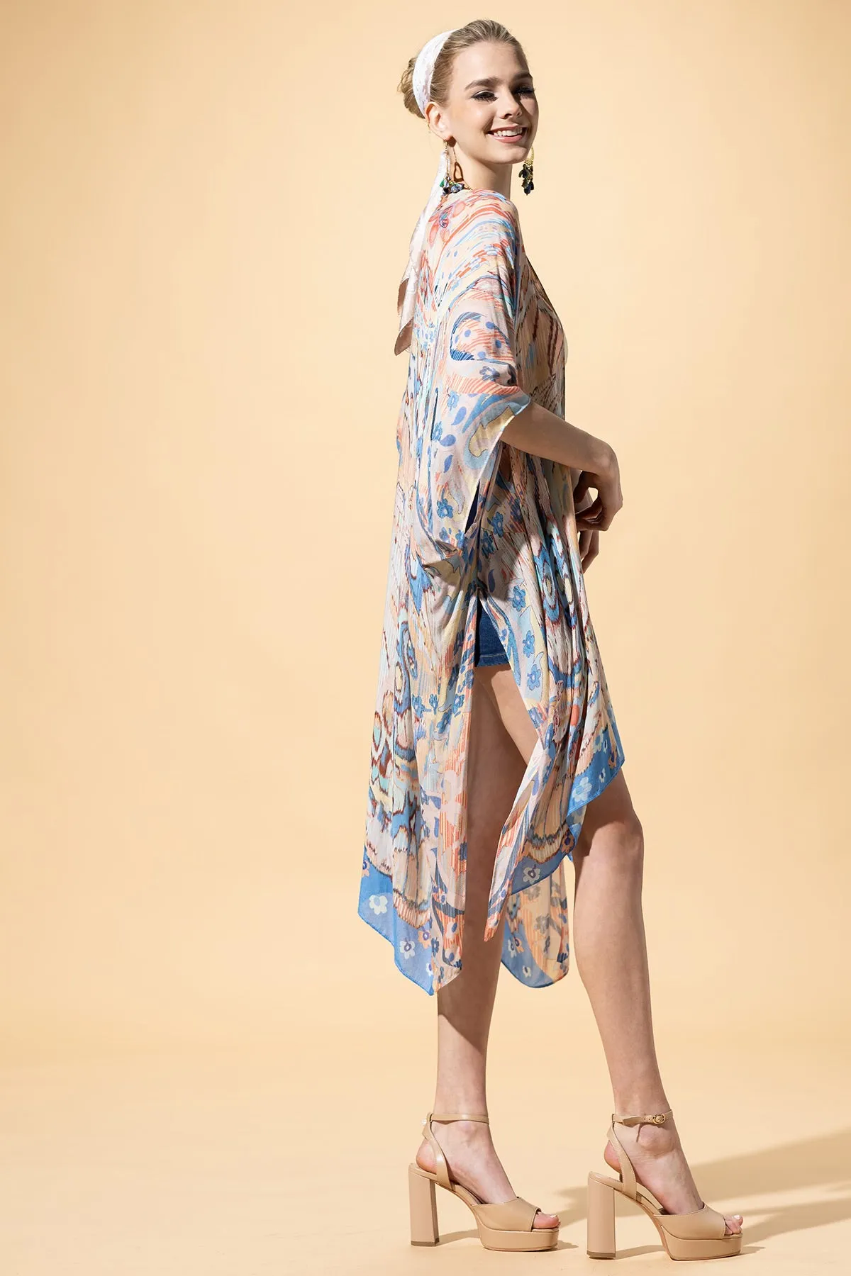 Ethereal Butterfly Boho Kimono