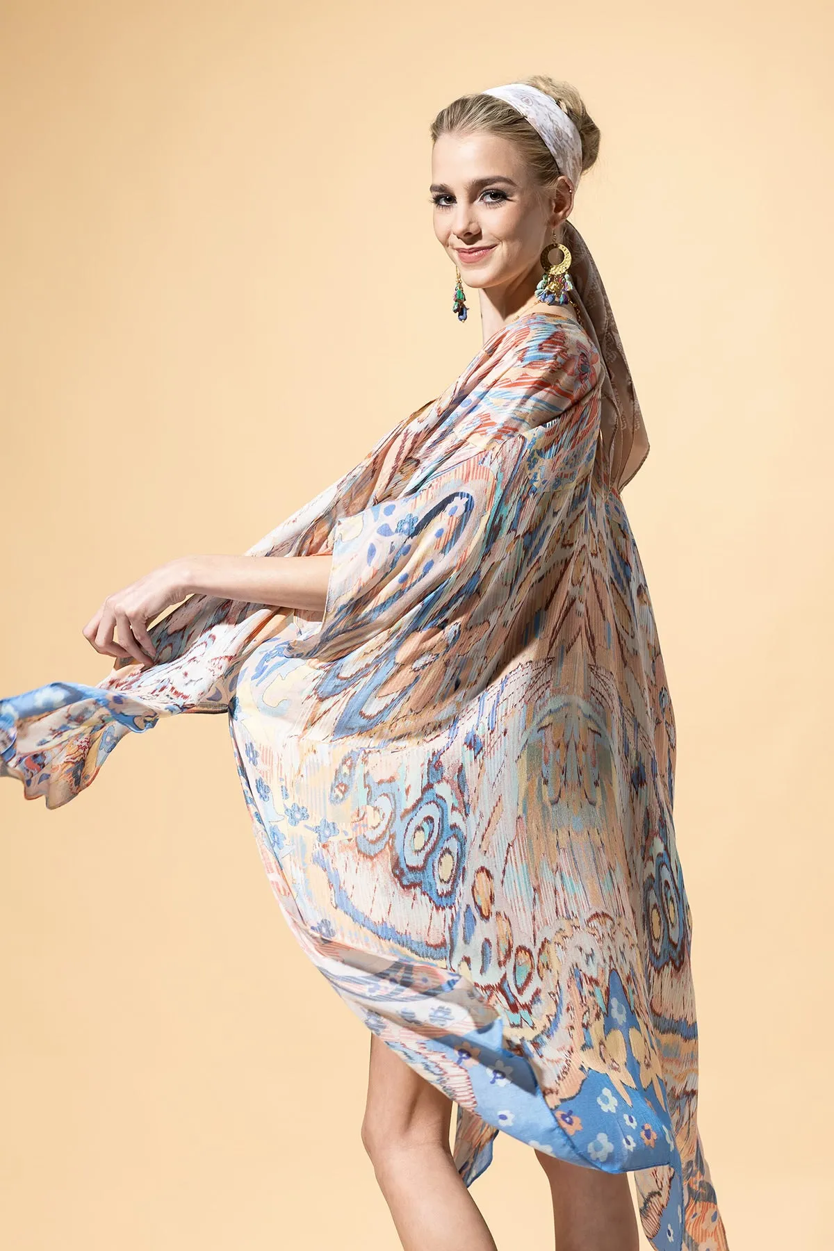 Ethereal Butterfly Boho Kimono