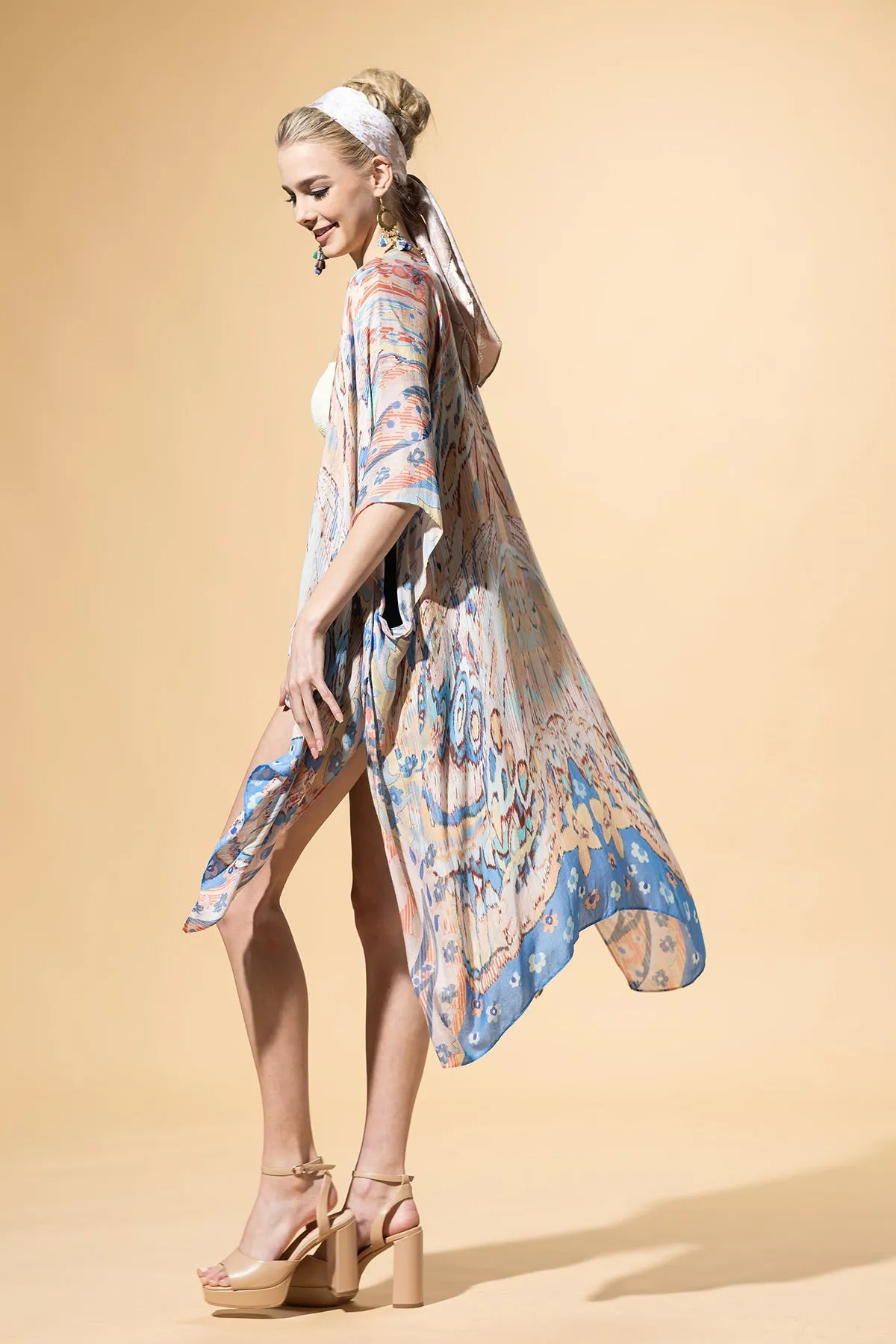 Ethereal Butterfly Boho Kimono