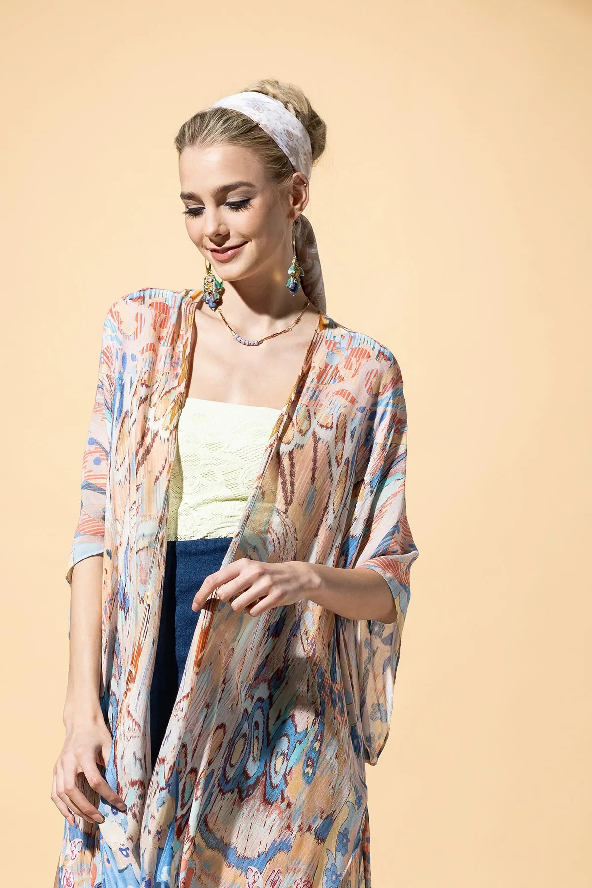 Ethereal Butterfly Boho Kimono