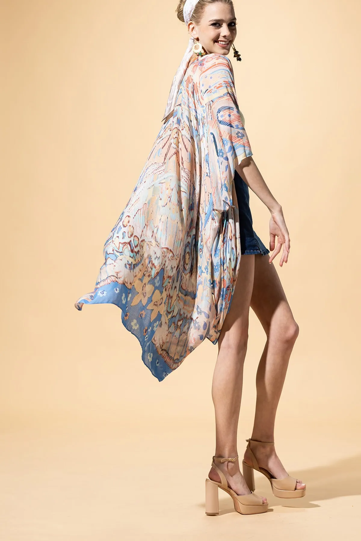 Ethereal Butterfly Boho Kimono
