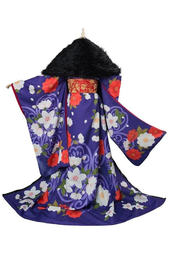 FGO Saber Alter Elegant Kimono Cosplay Costume