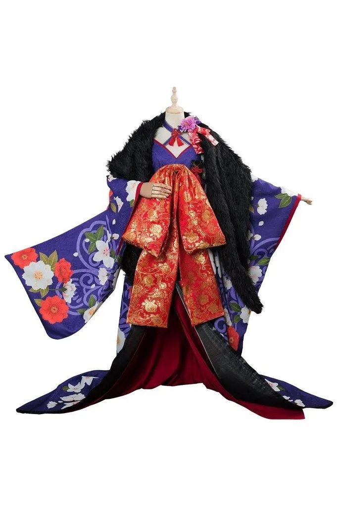 FGO Saber Alter Elegant Kimono Cosplay Costume