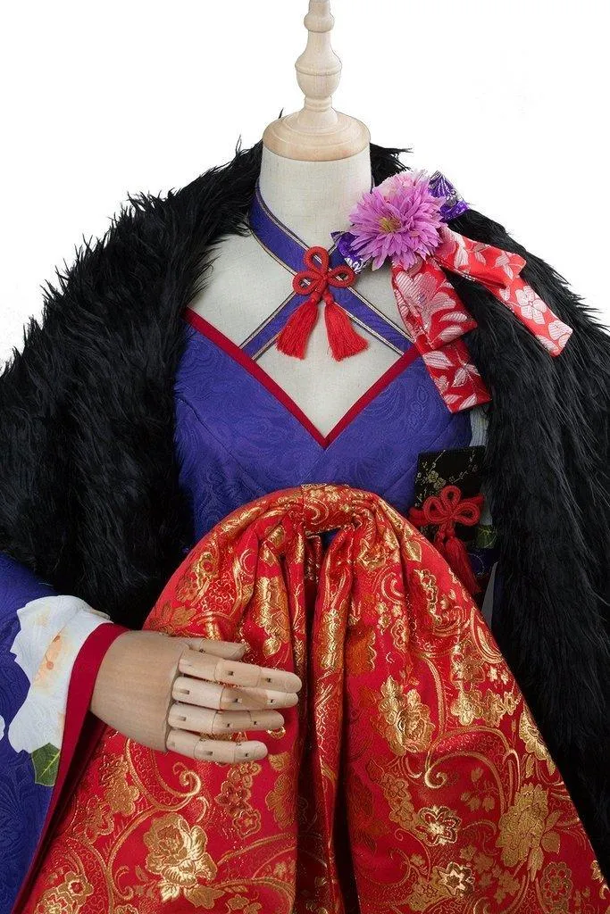 FGO Saber Alter Elegant Kimono Cosplay Costume